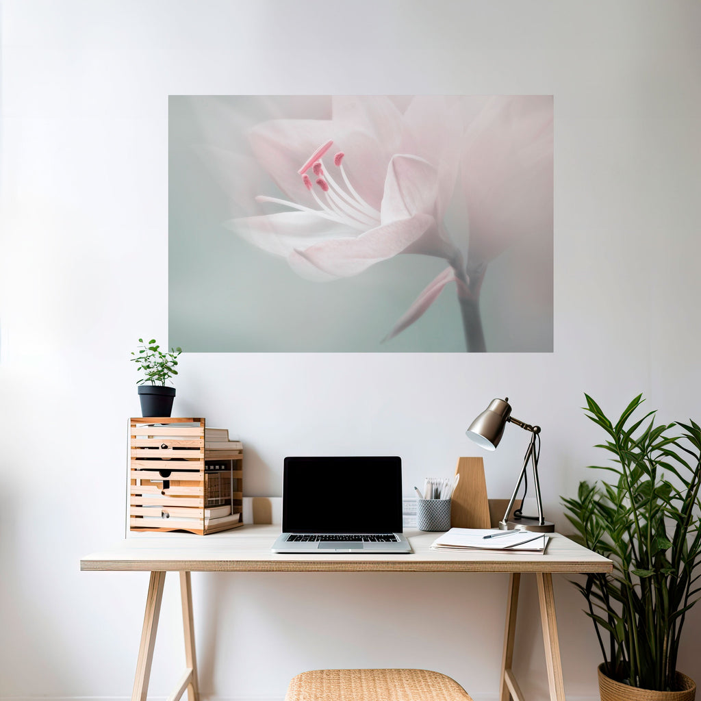 Affiche horizontale autocollante GENTLE LILY