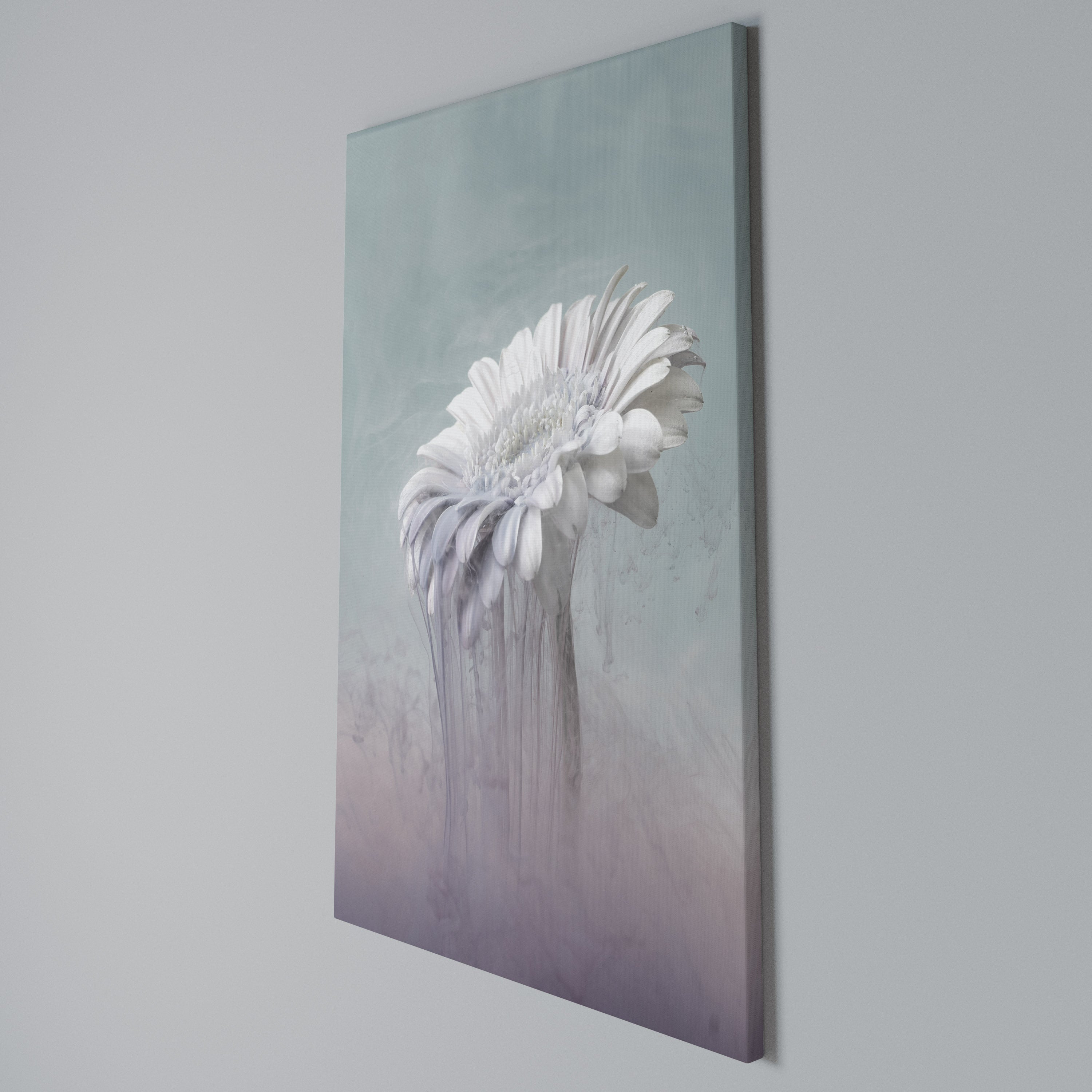 MELTING GERBERA Vertical Canvas Print