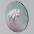 MELTING GERBERA Round Wall Art