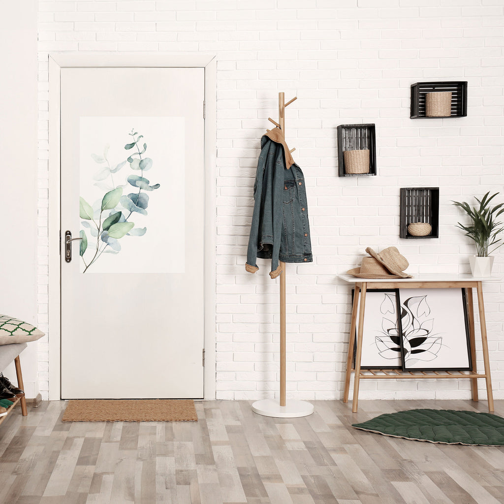 Affiche verticale autocollante AQUA LEAF SYMPHONY