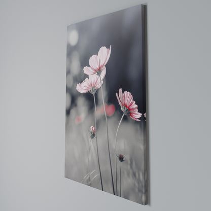 SUBTLE PETAL DANCE Vertical Canvas Print