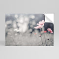 SUBTLE PETAL DANCE Peel and Stick Horizontal Poster