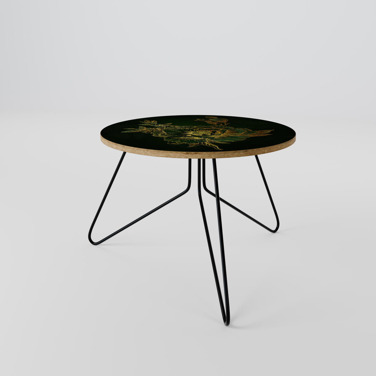 MIDNIGHT FLORAL GLIMMER Coffee Table