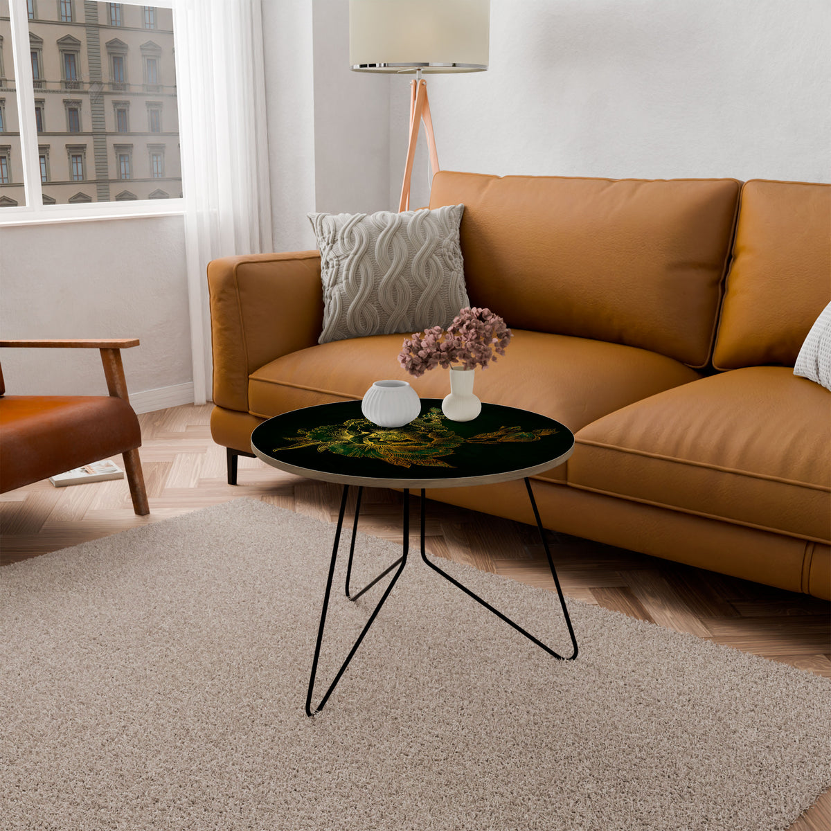 MIDNIGHT FLORAL GLIMMER Coffee Table