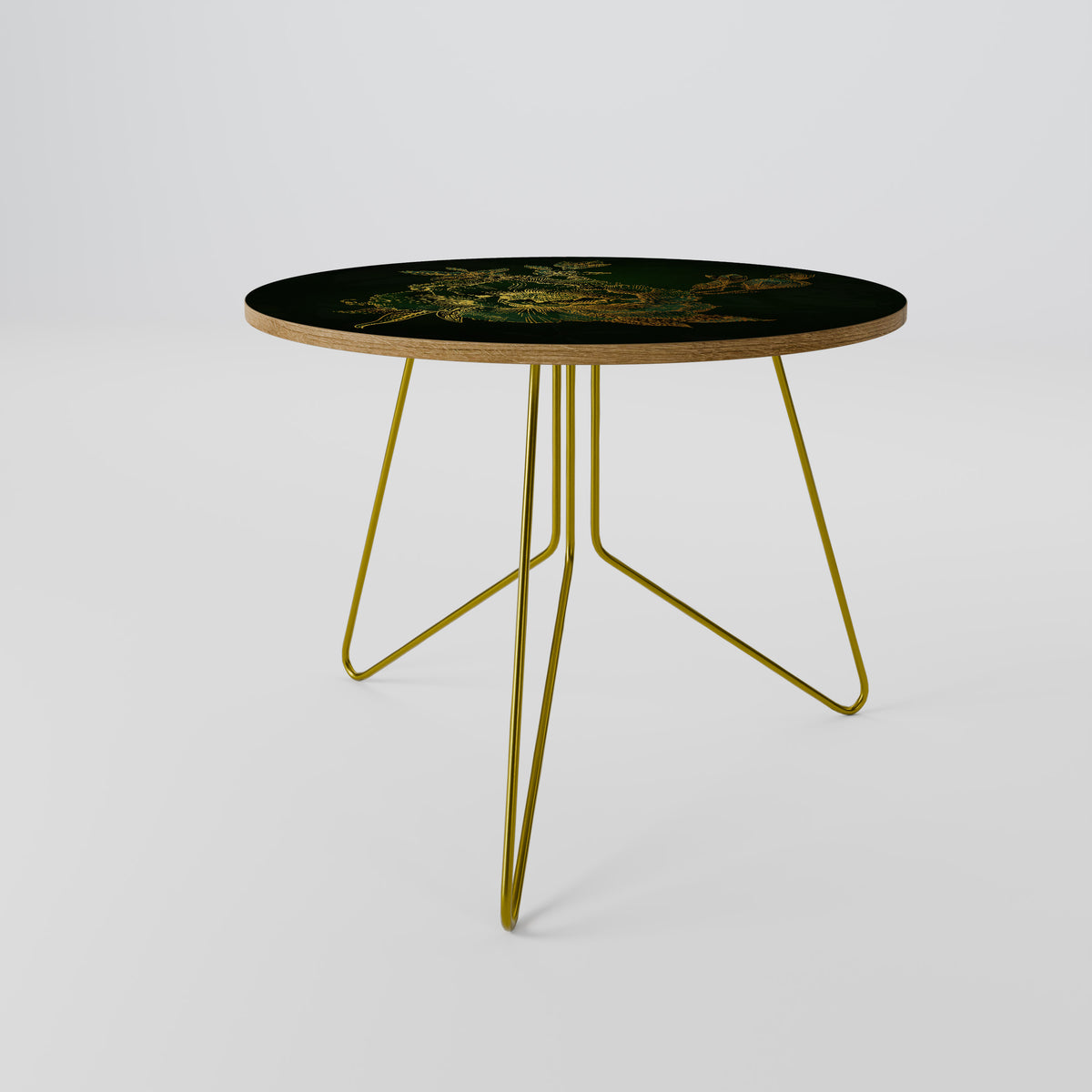 MIDNIGHT FLORAL GLIMMER Coffee Table