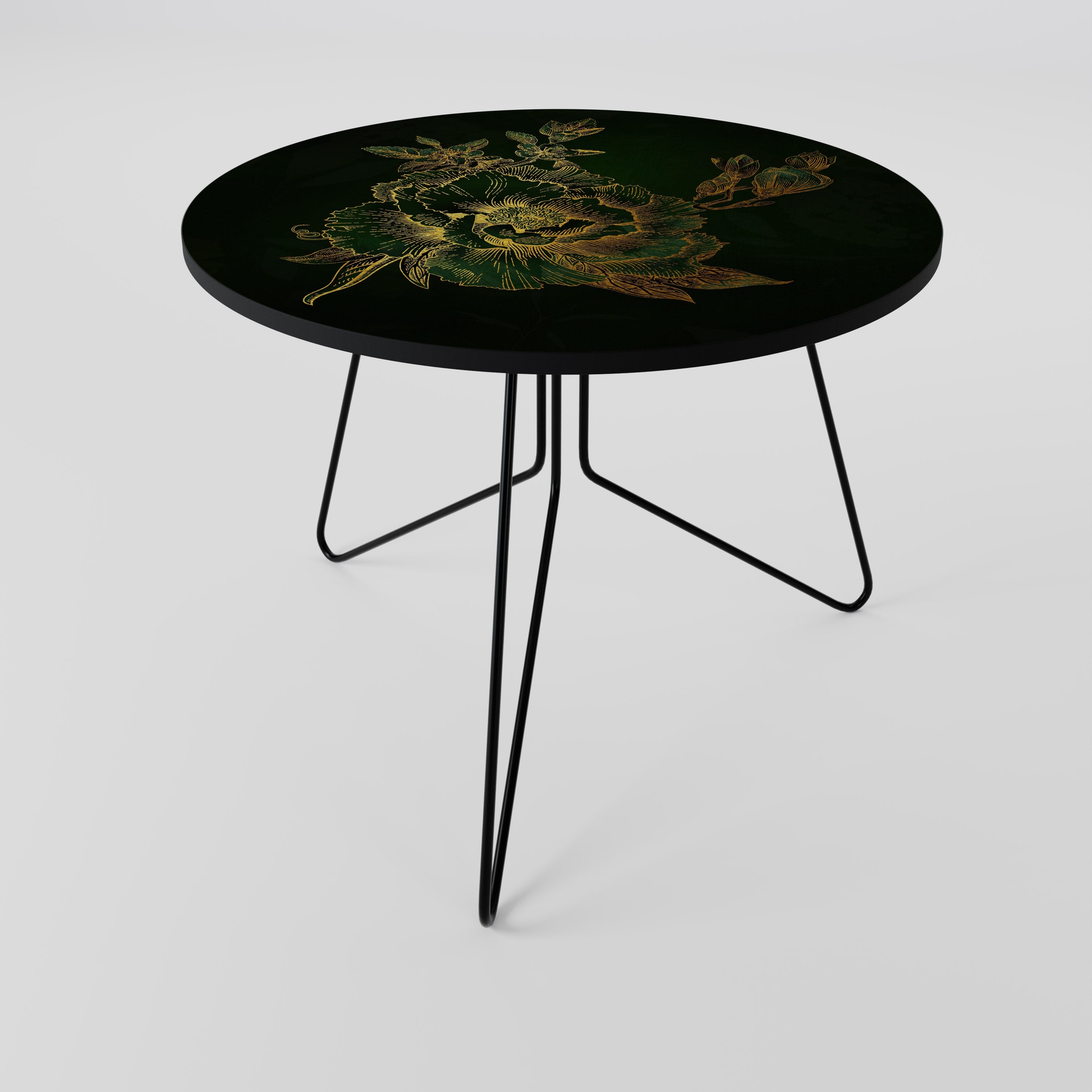 Table basse MIDNIGHT FLORAL GLIMMER 69