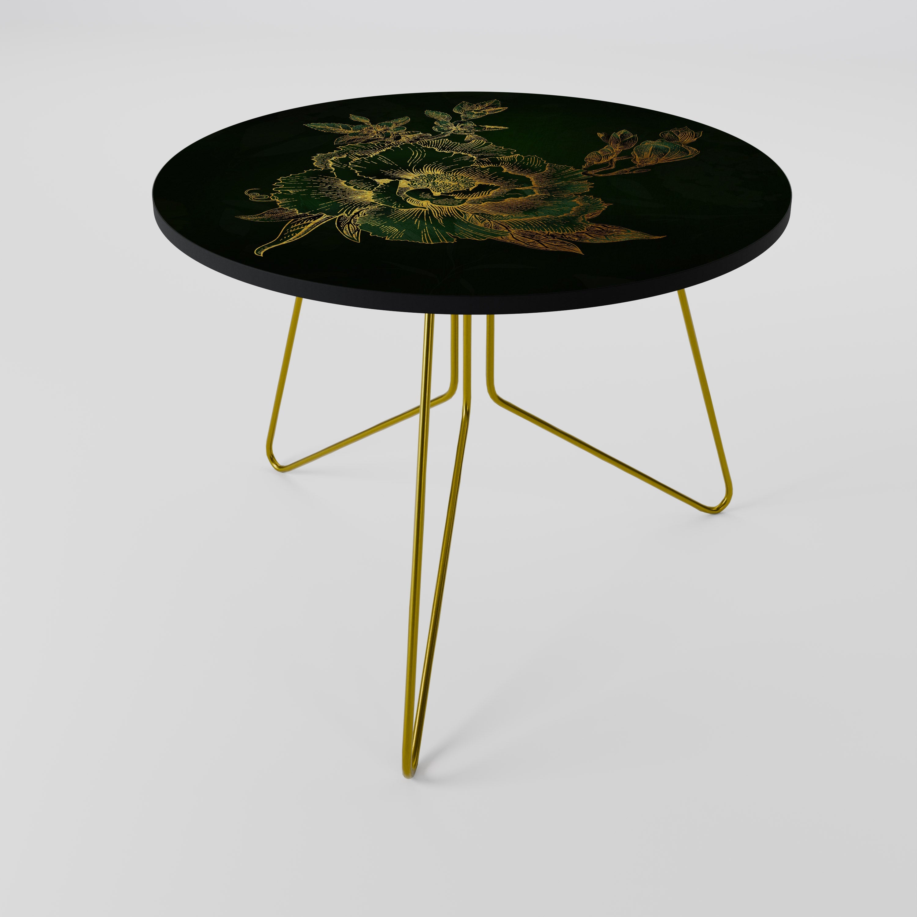 Table basse MIDNIGHT FLORAL GLIMMER 69