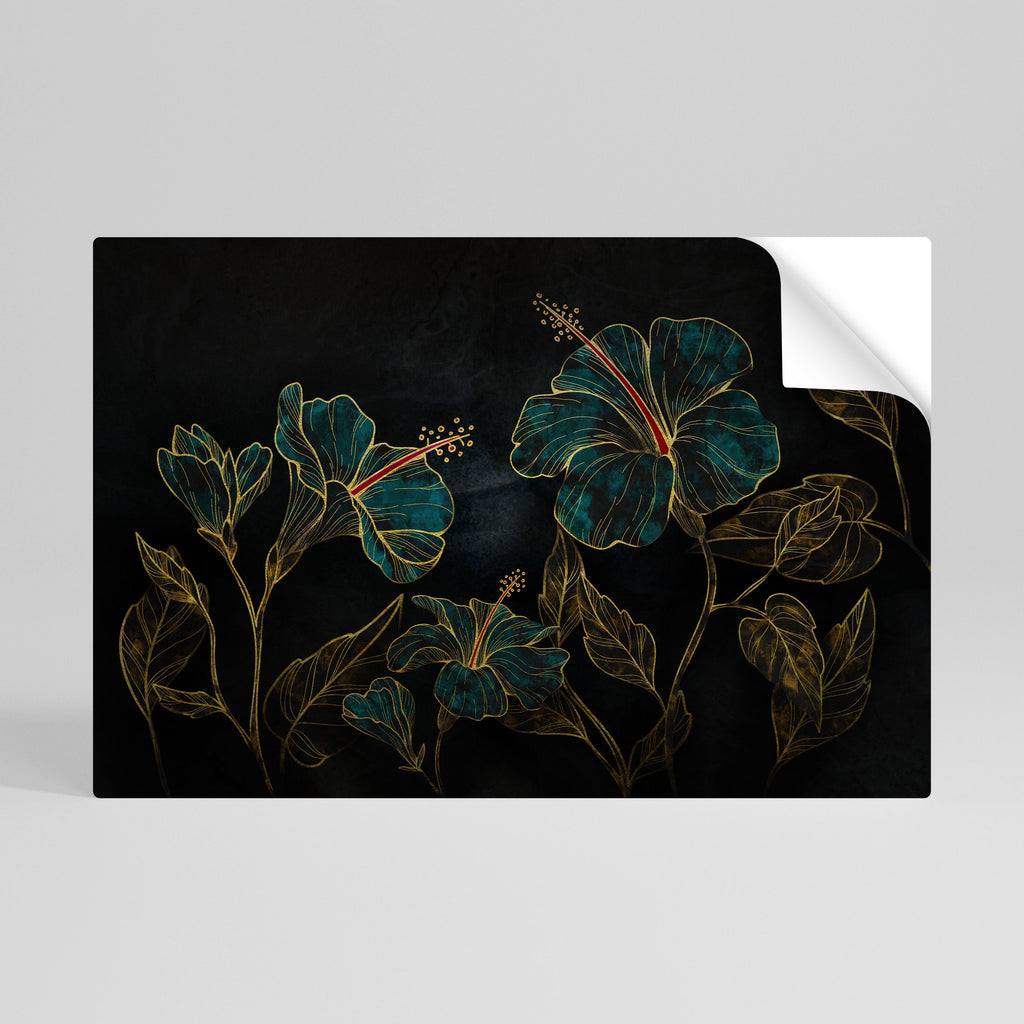 Affiche horizontale autocollante « EMBERED BLOOM »