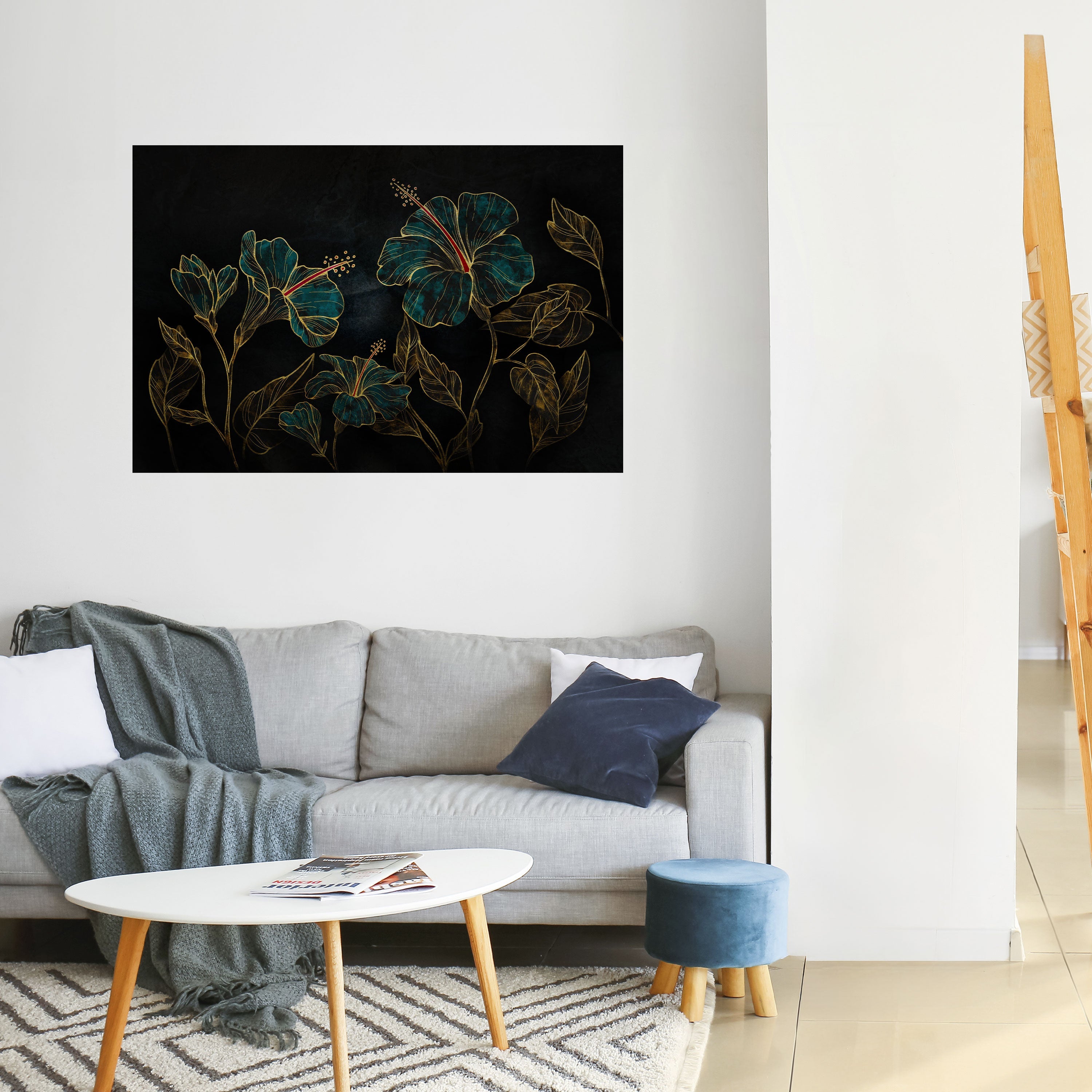 Affiche horizontale autocollante « EMBERED BLOOM »