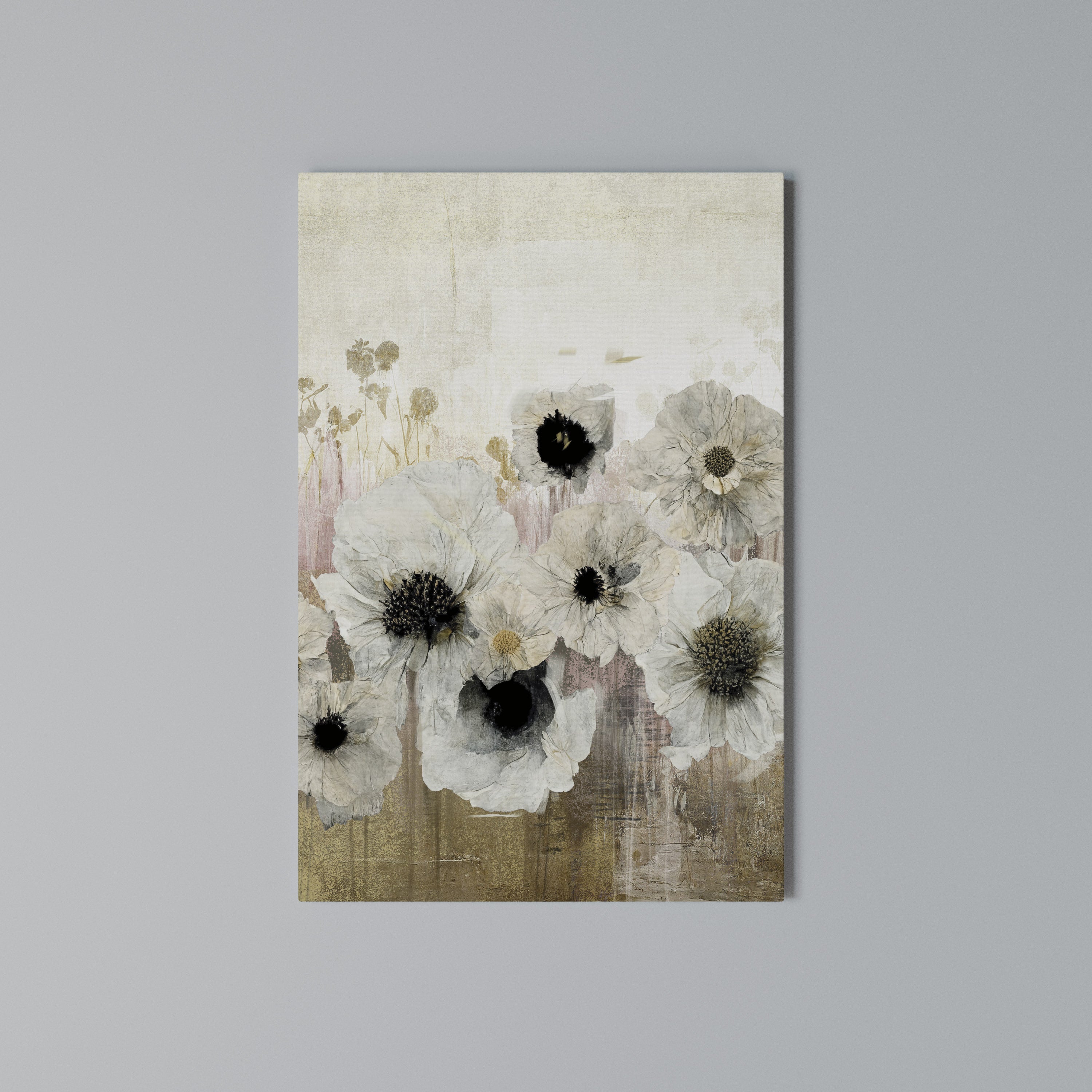 GENTLE VINTAGE HARMONY Vertical Canvas Print