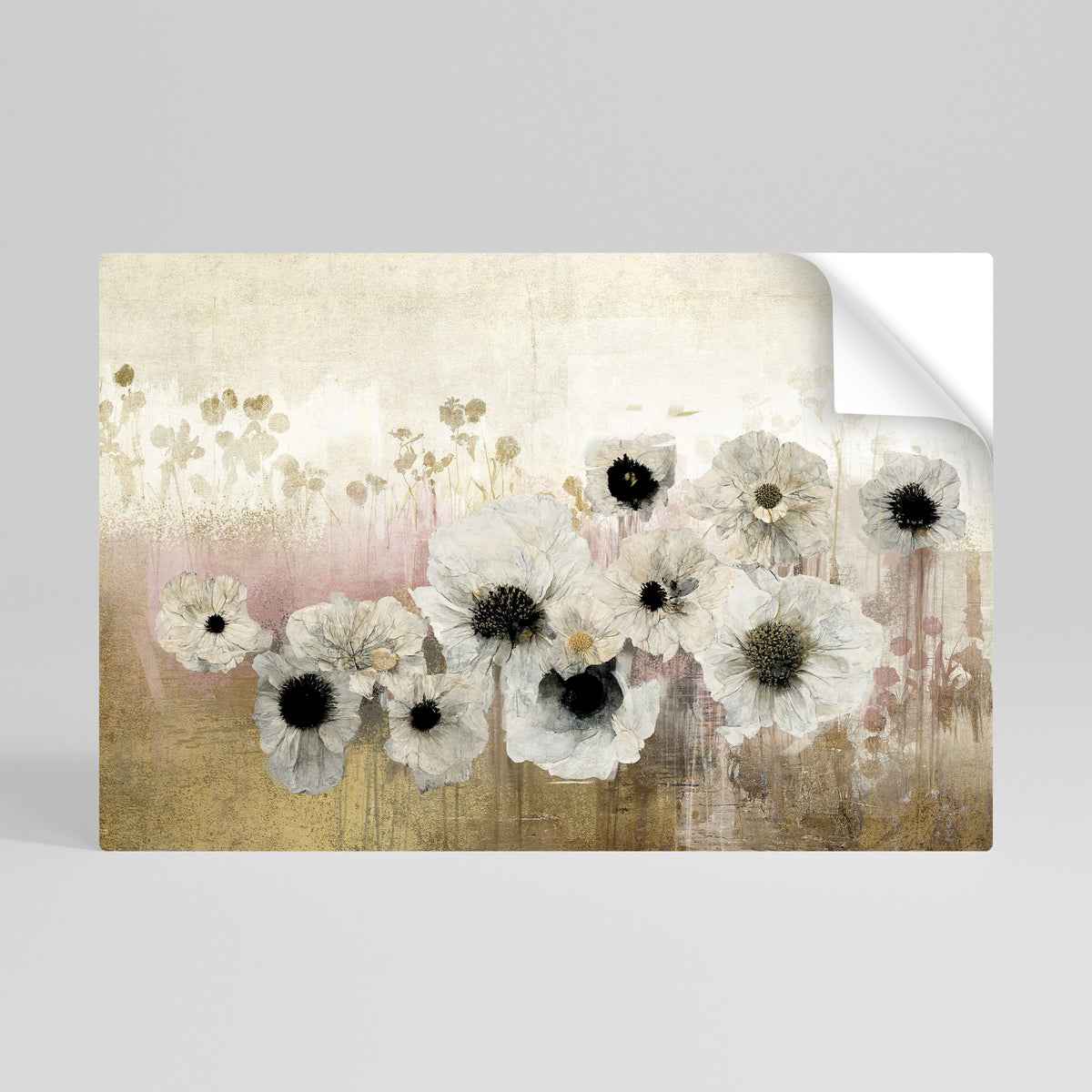 GENTLE VINTAGE HARMONY Peel and Stick Horizontal Poster