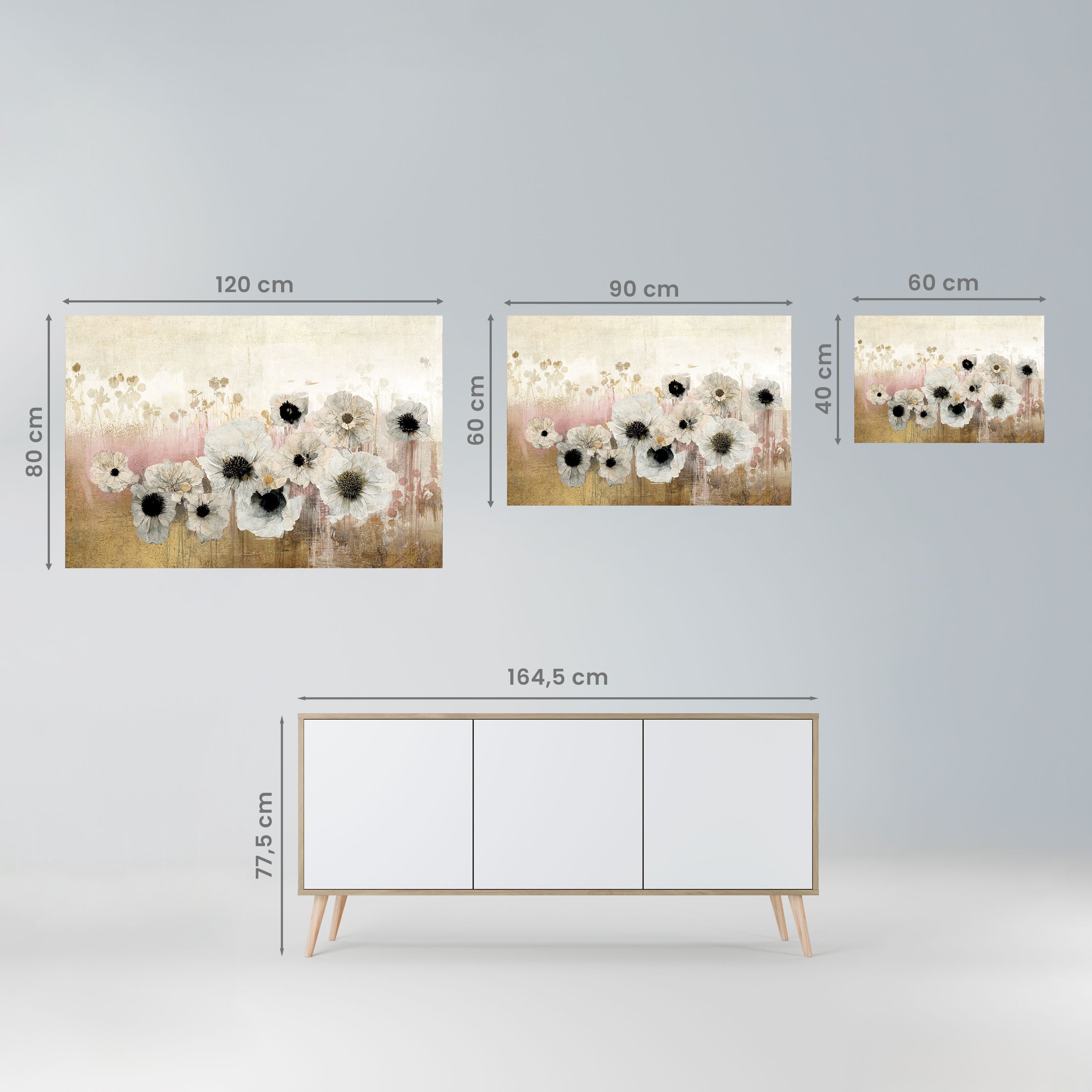 Affiche horizontale autocollante GENTLE VINTAGE HARMONY