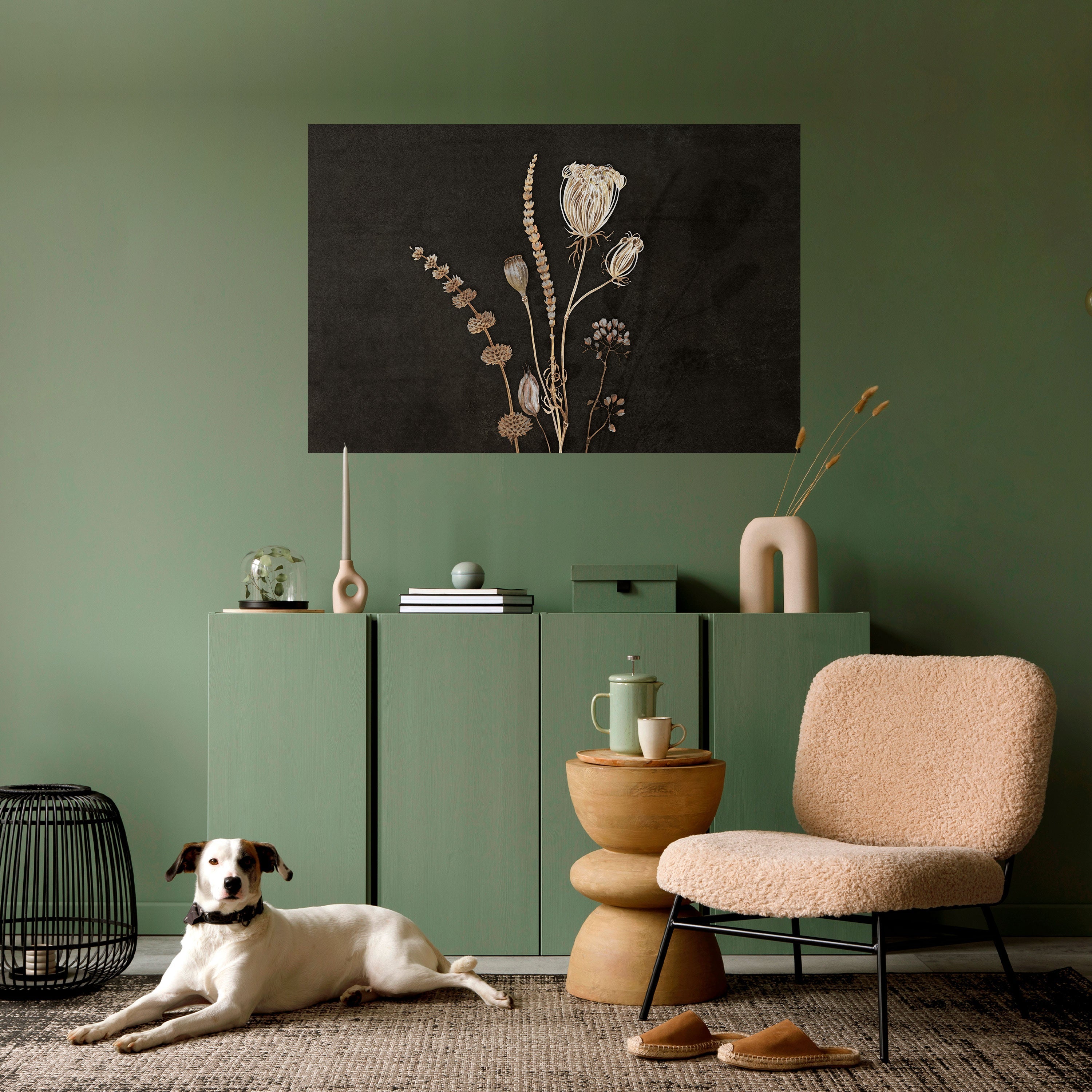 Art des prés. Affiche horizontale autocollante