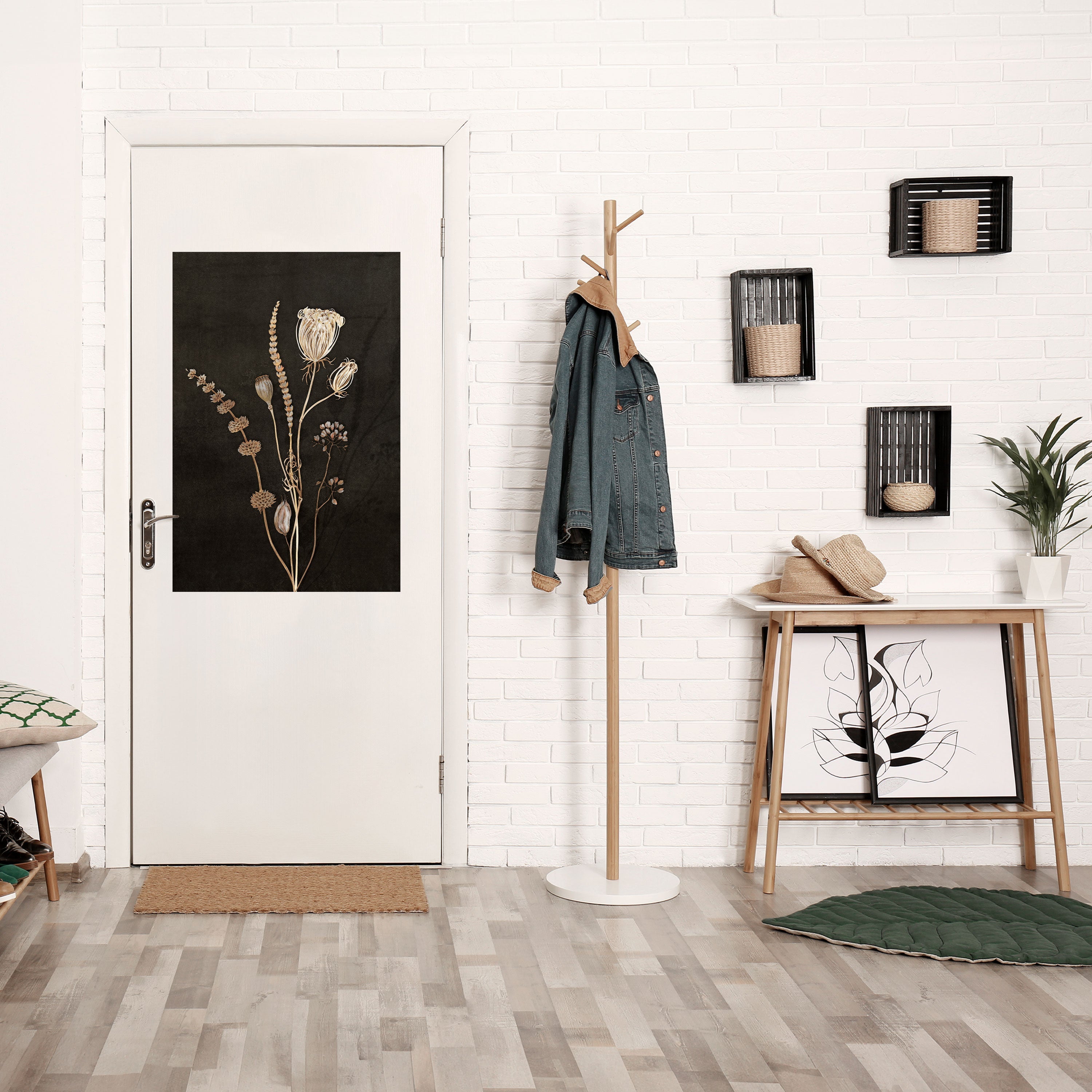 MEADOW ART. Affiche verticale autocollante