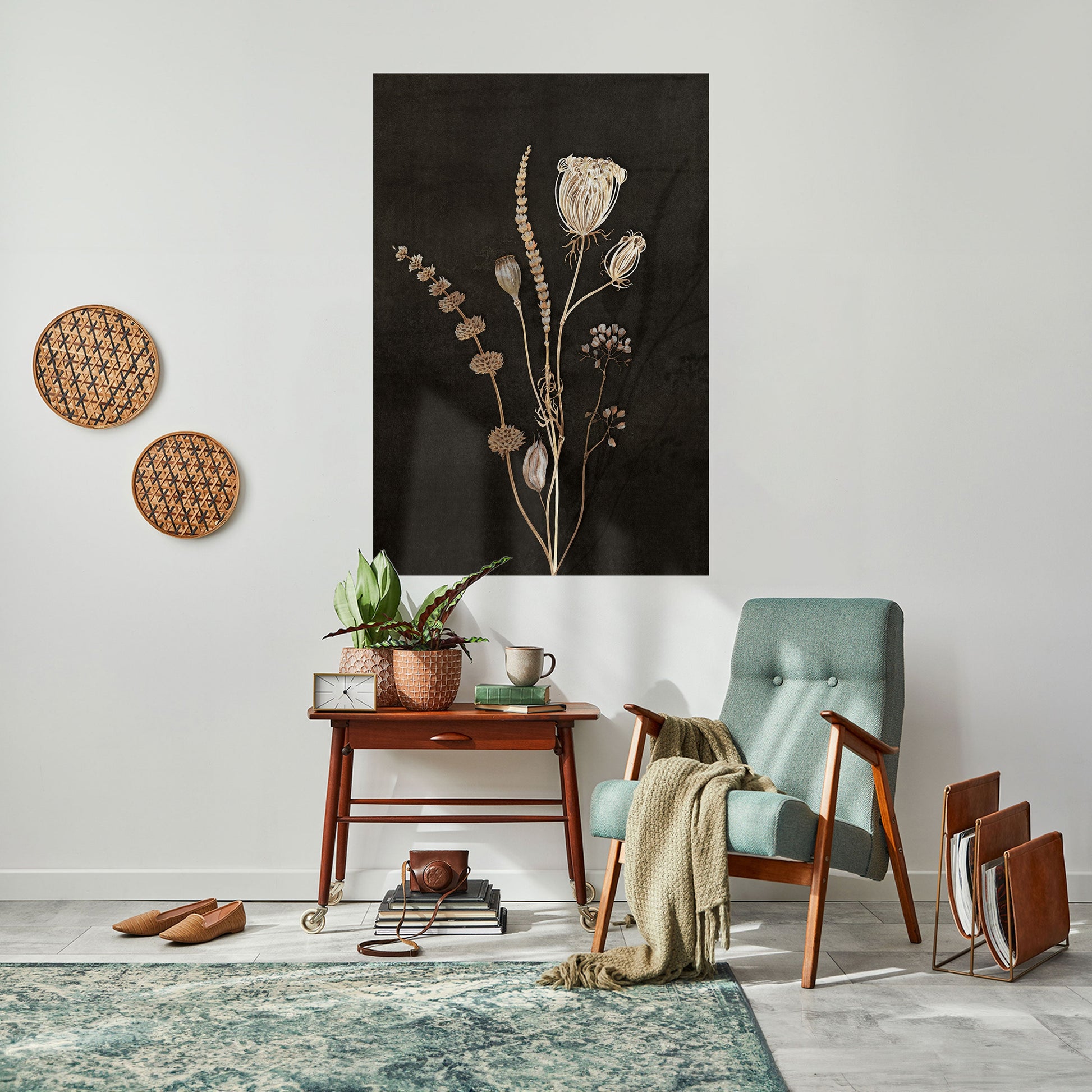 MEADOW ART. Affiche verticale autocollante