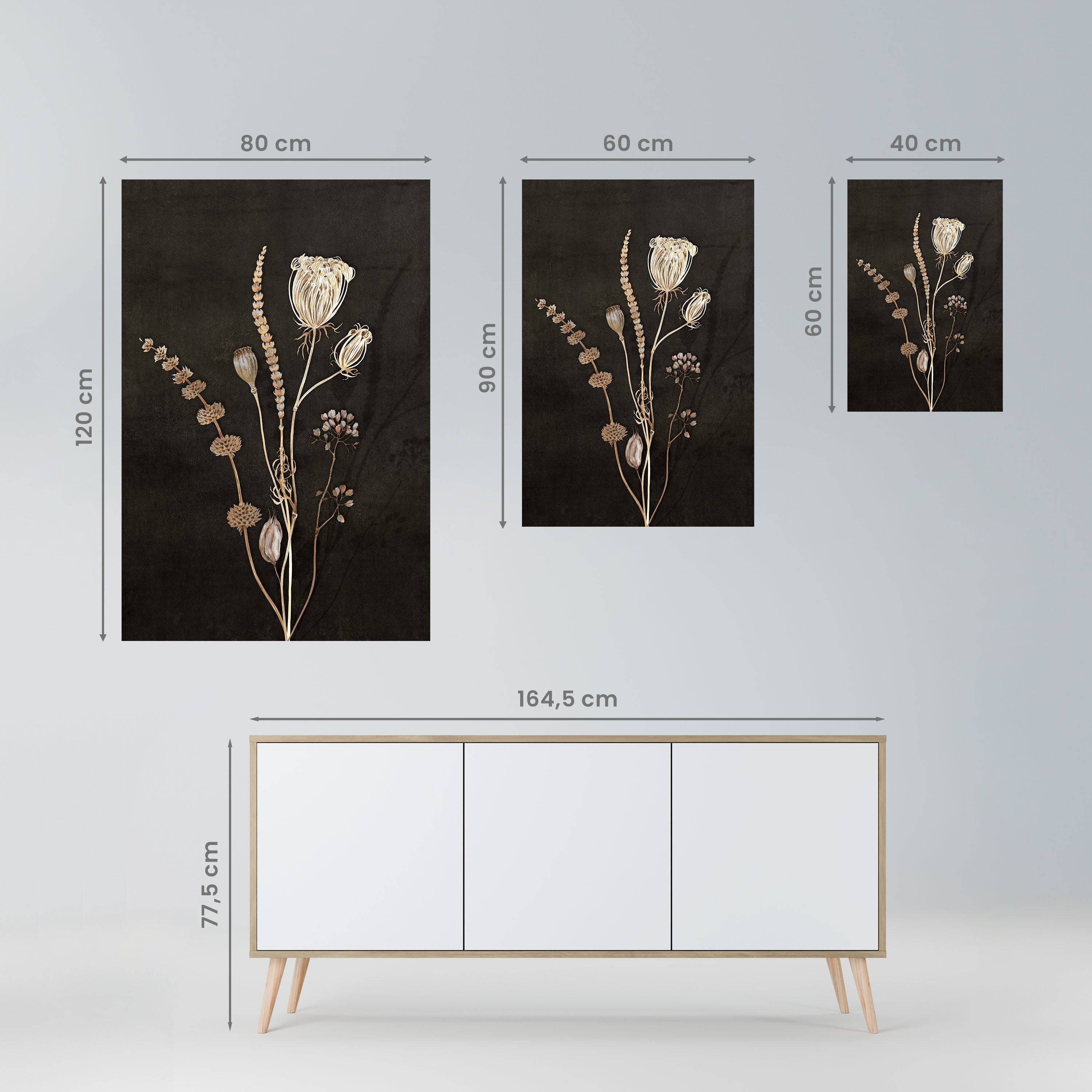 MEADOW ART. Affiche verticale autocollante