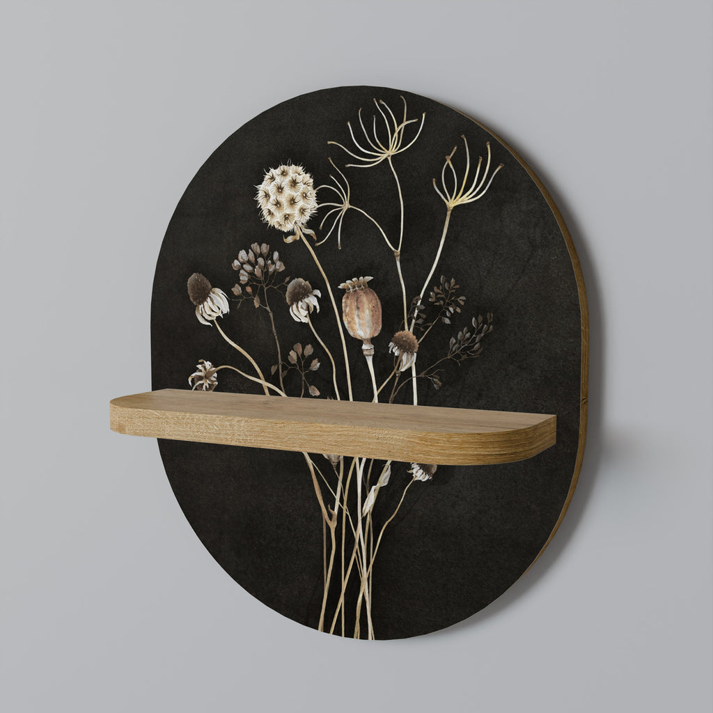 Étagère ovale MEADOW SHADES effet chêne