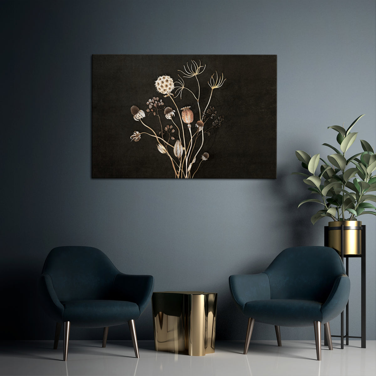 MEADOW SHADES Horizontal Canvas Print