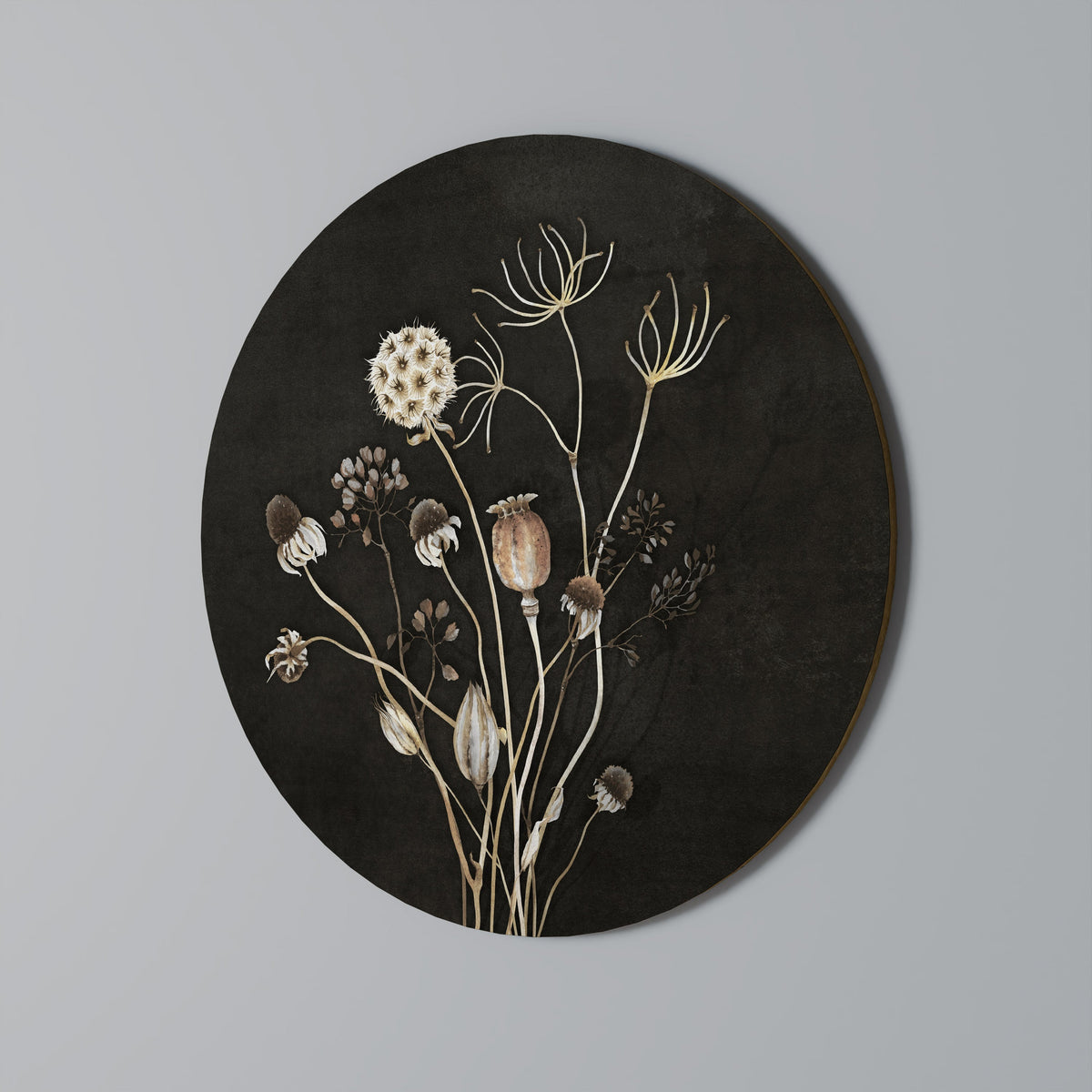 MEADOW SHADES Round Wall Art
