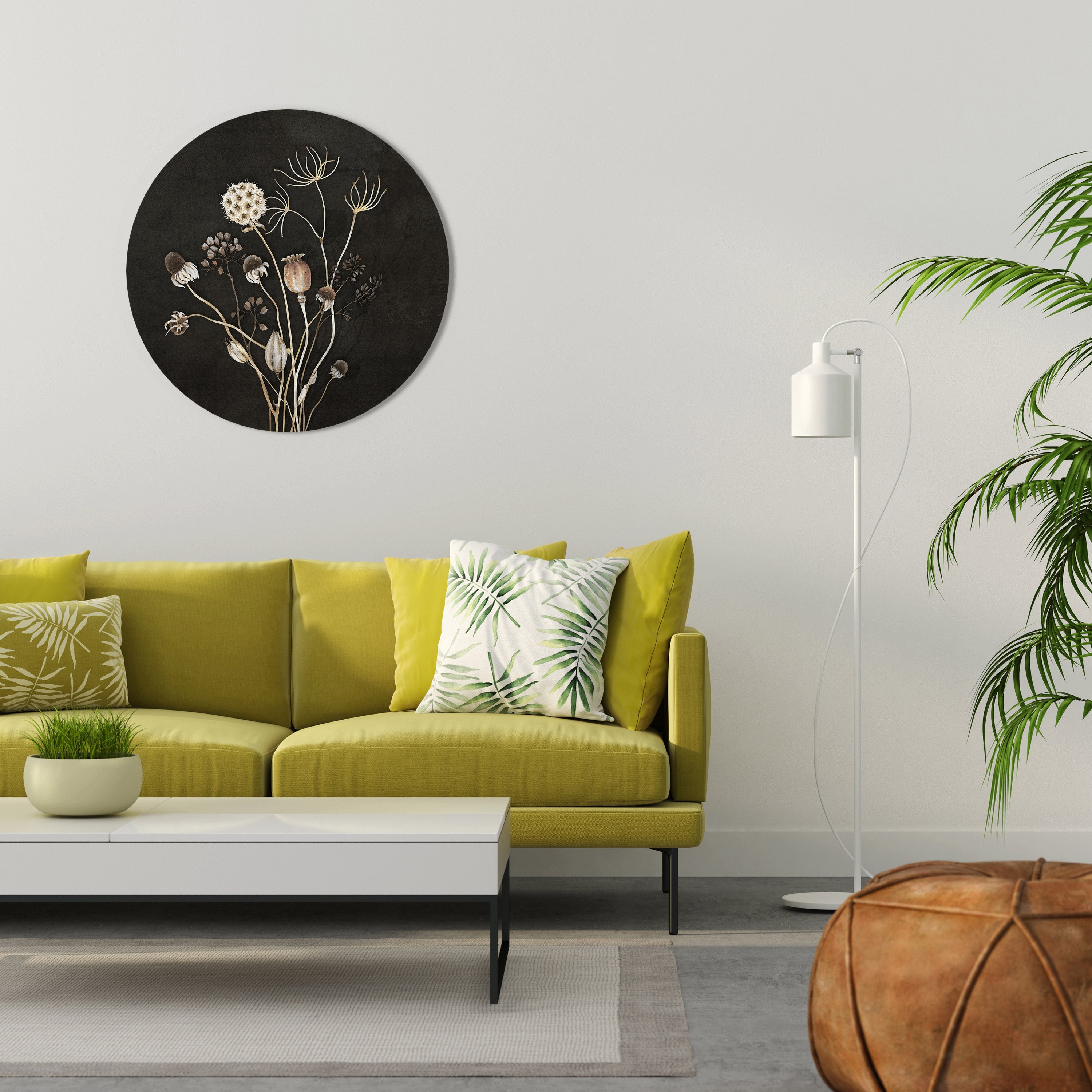 Décoration murale ronde MEADOW SHADES