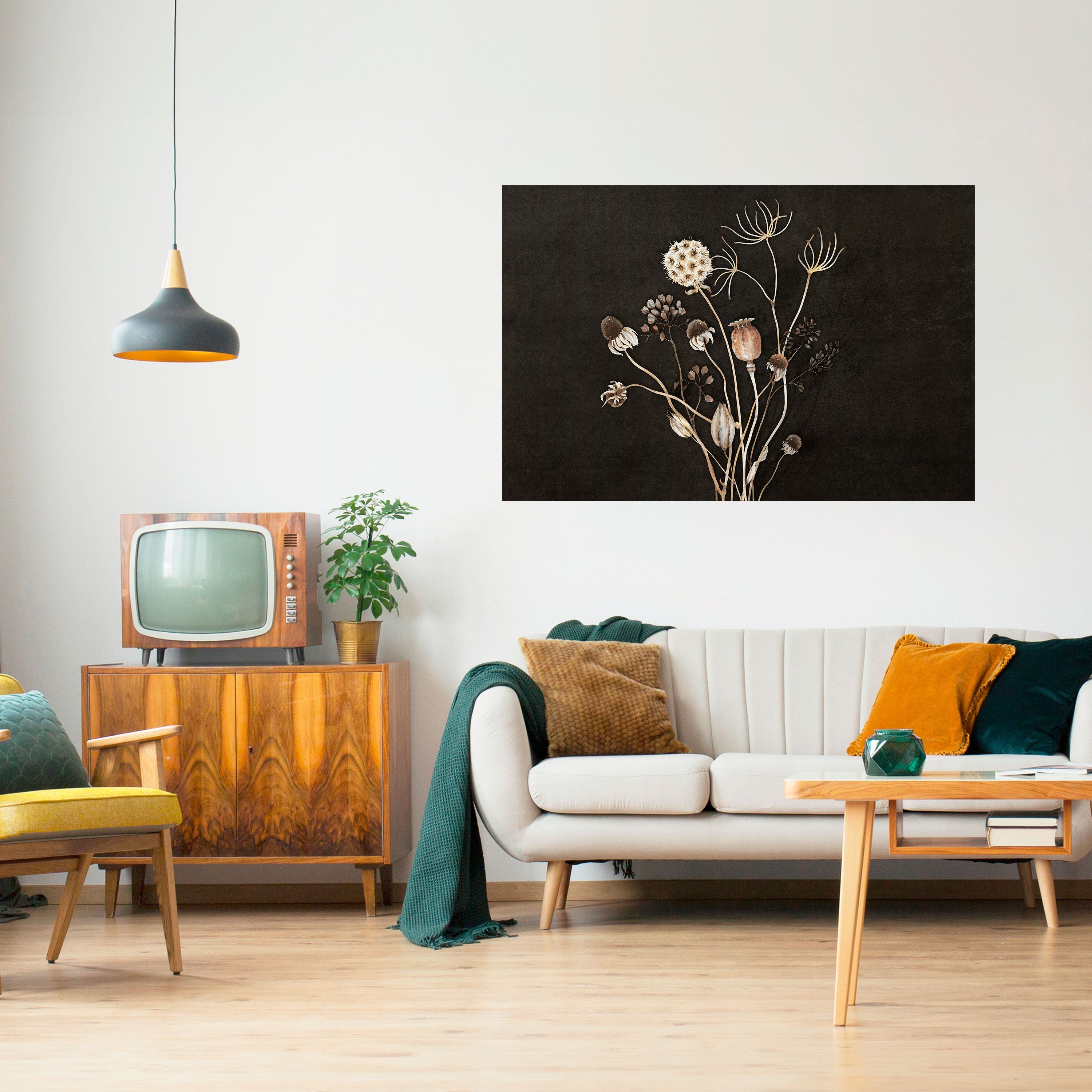 Affiche horizontale autocollante MEADOW SHADES