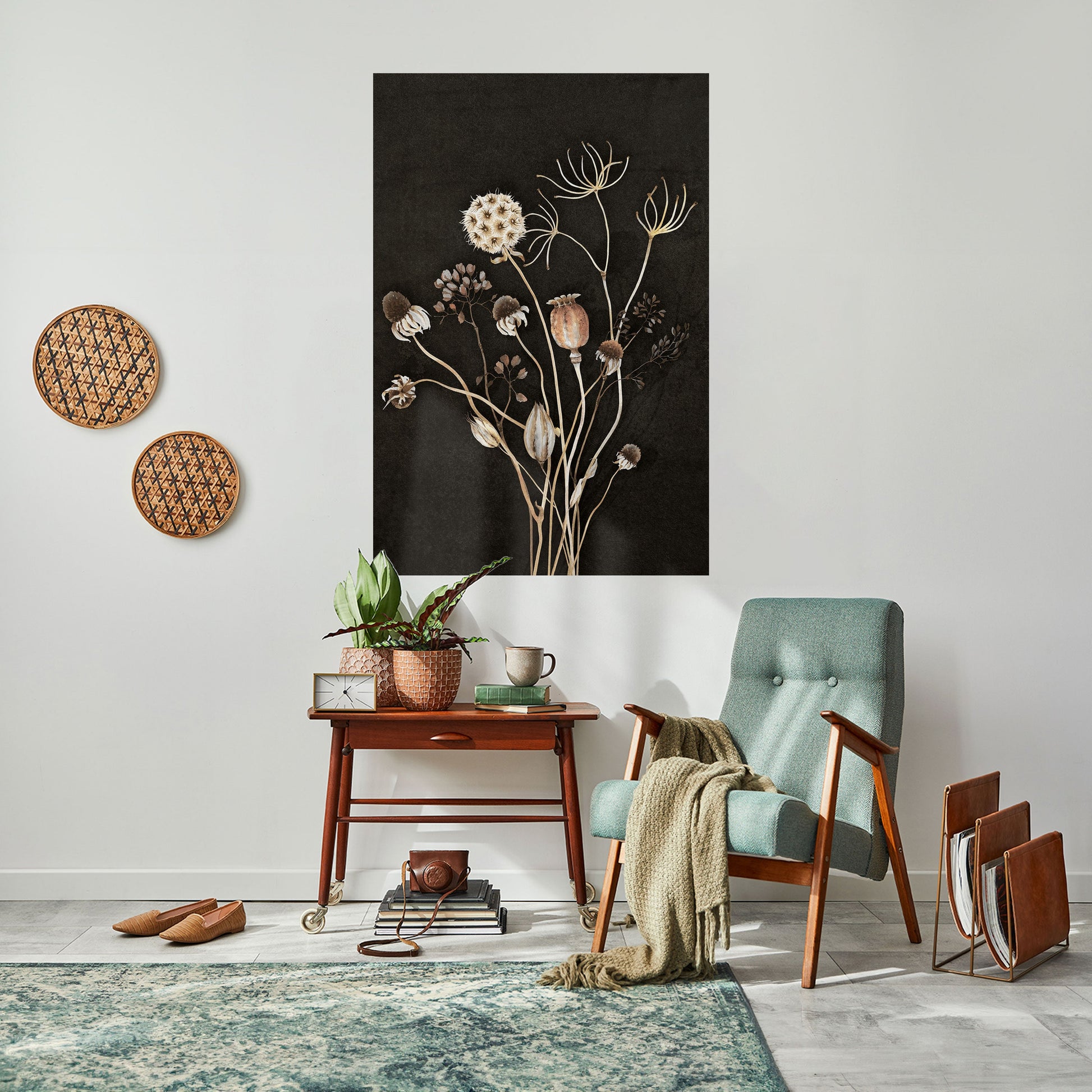 Affiche verticale autocollante MEADOW SHADES