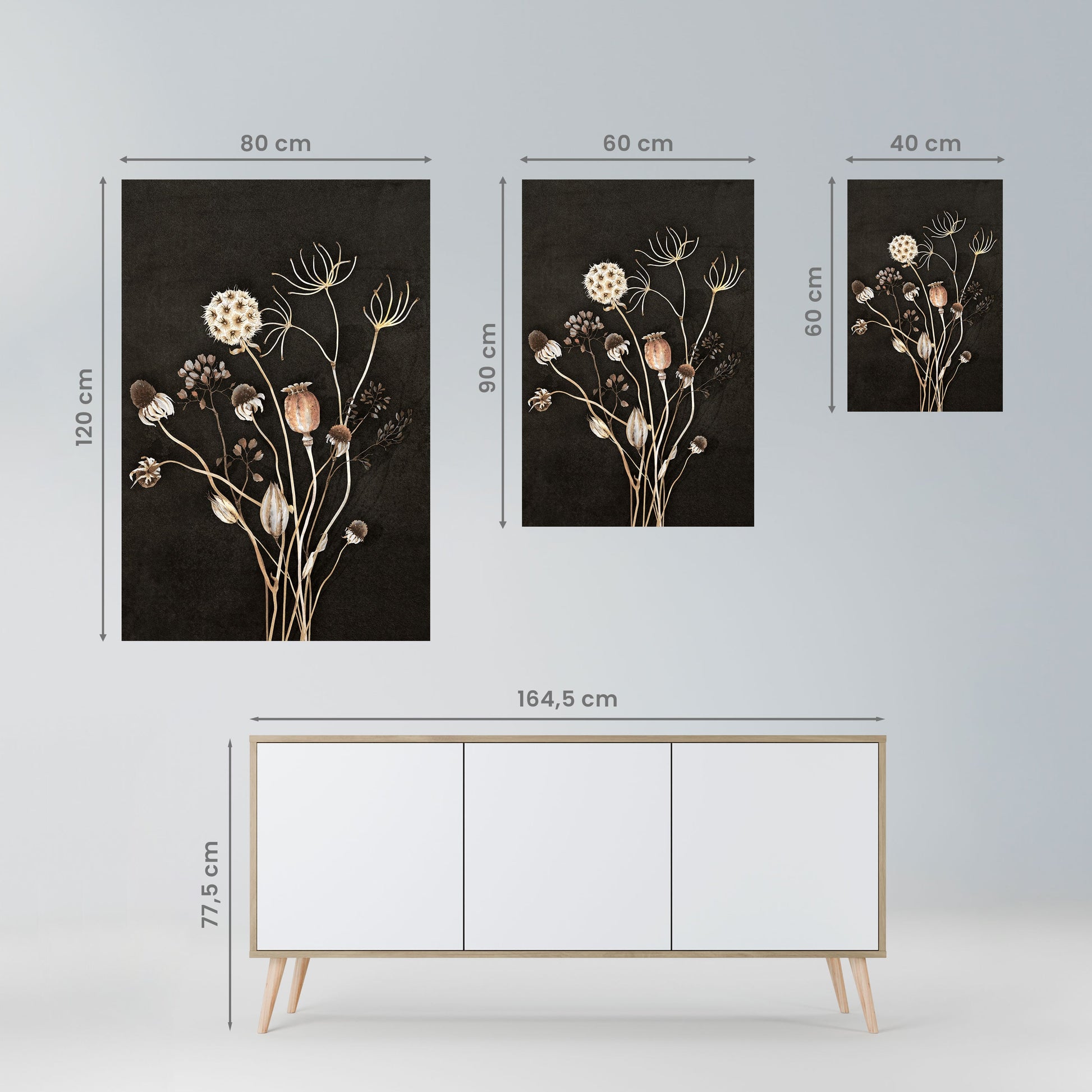 Affiche verticale autocollante MEADOW SHADES