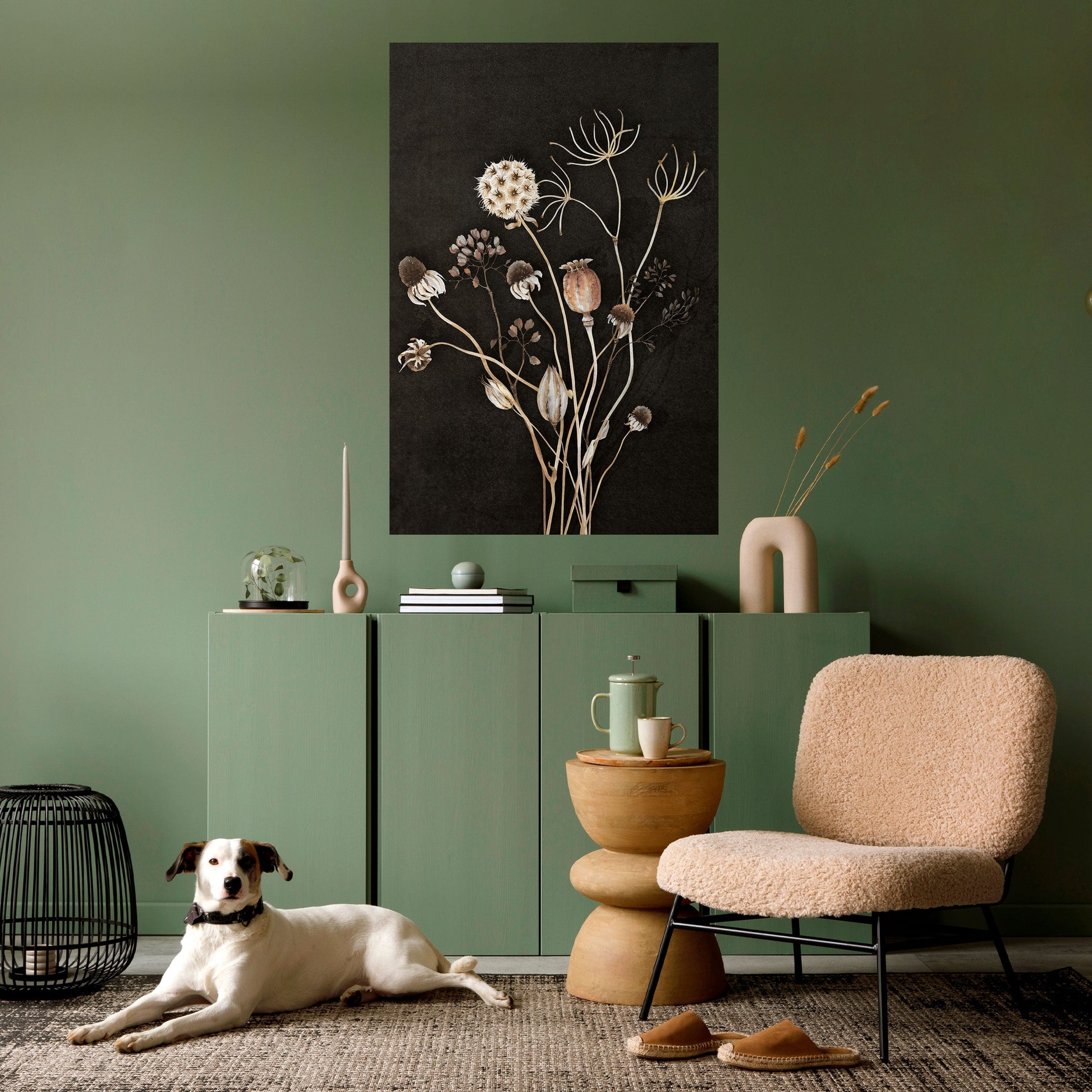 Affiche verticale autocollante MEADOW SHADES