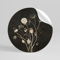 MEADOW SHADES Peel and Stick Round Sticker