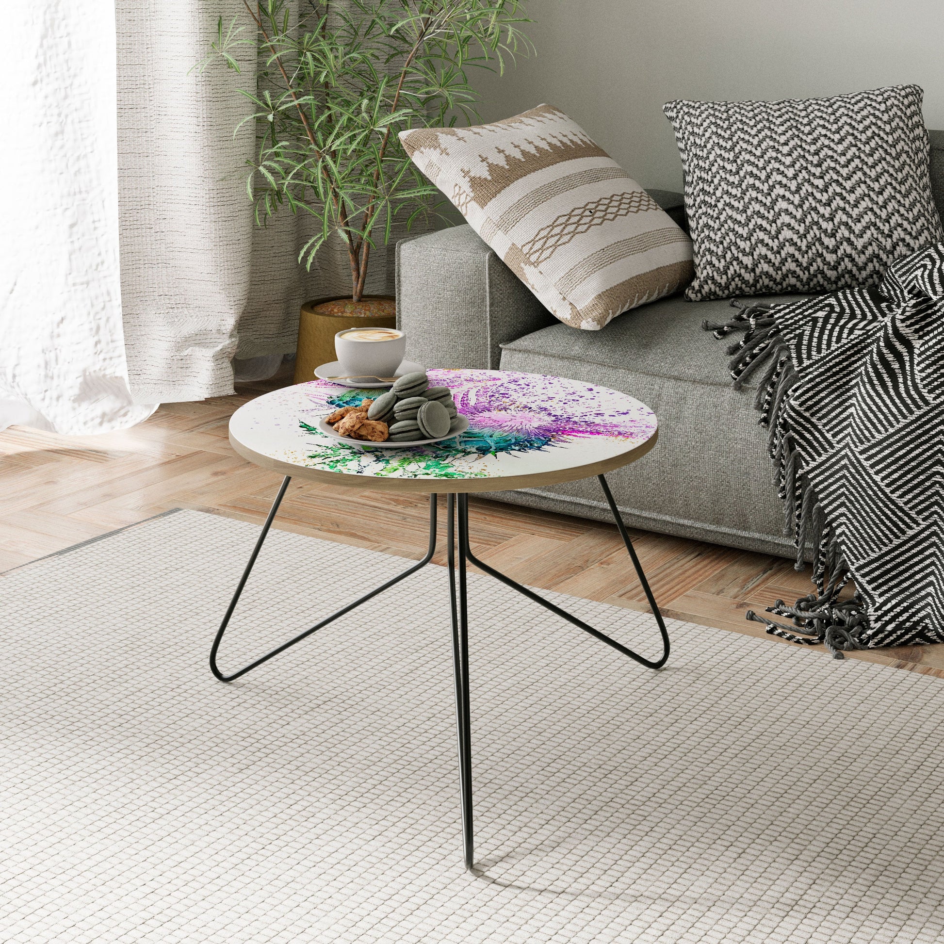 COLORFUL THISTLE DANCE Coffee Table 60
