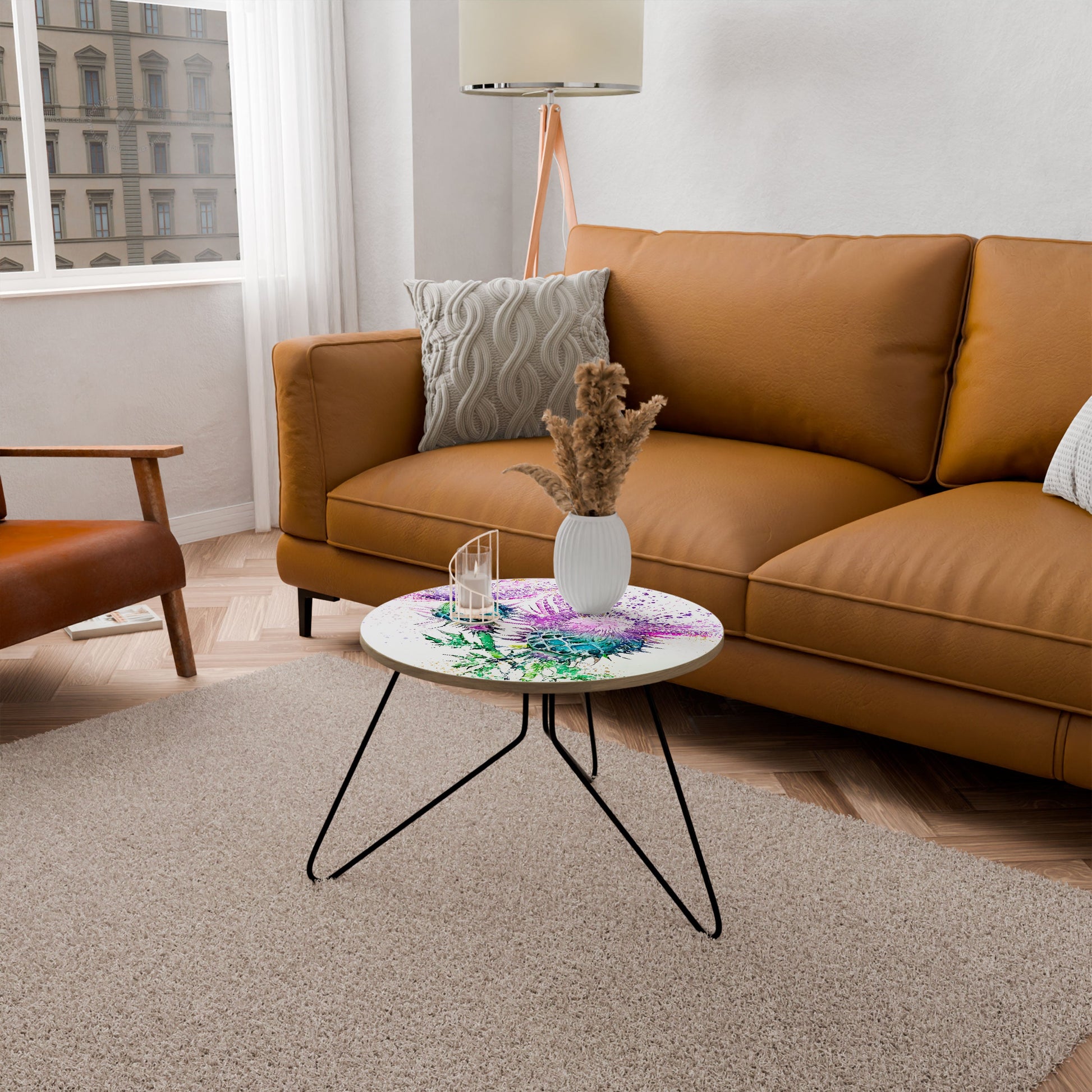 COLORFUL THISTLE DANCE Coffee Table 60