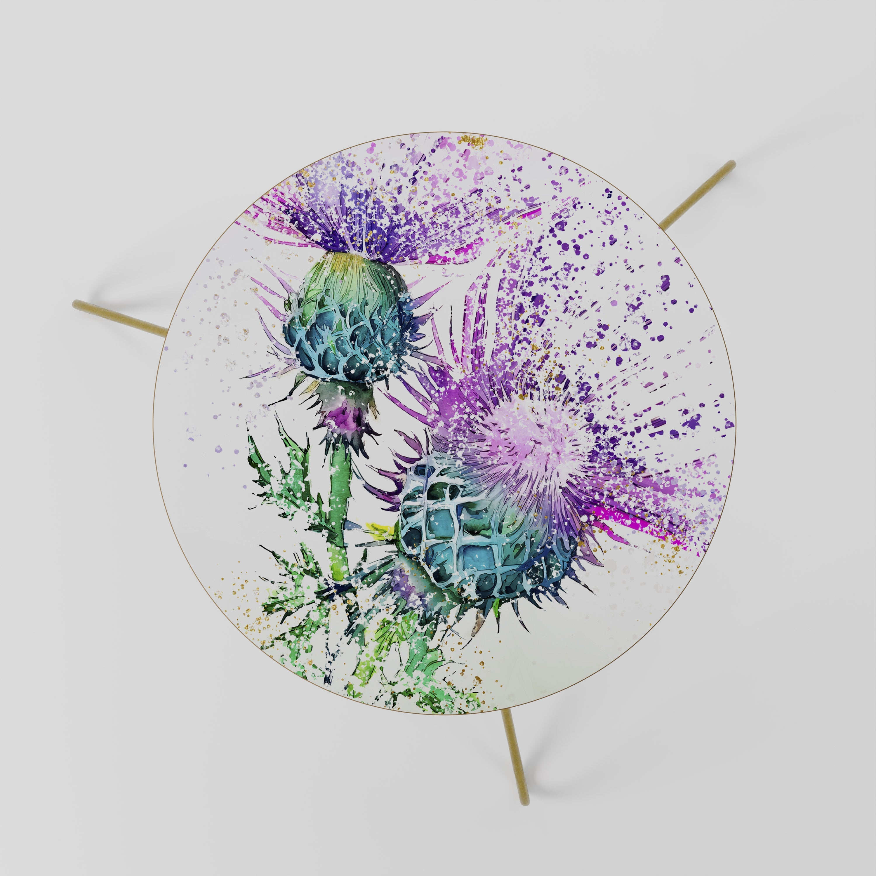 Table basse COLORFUL THISTLE DANCE 60