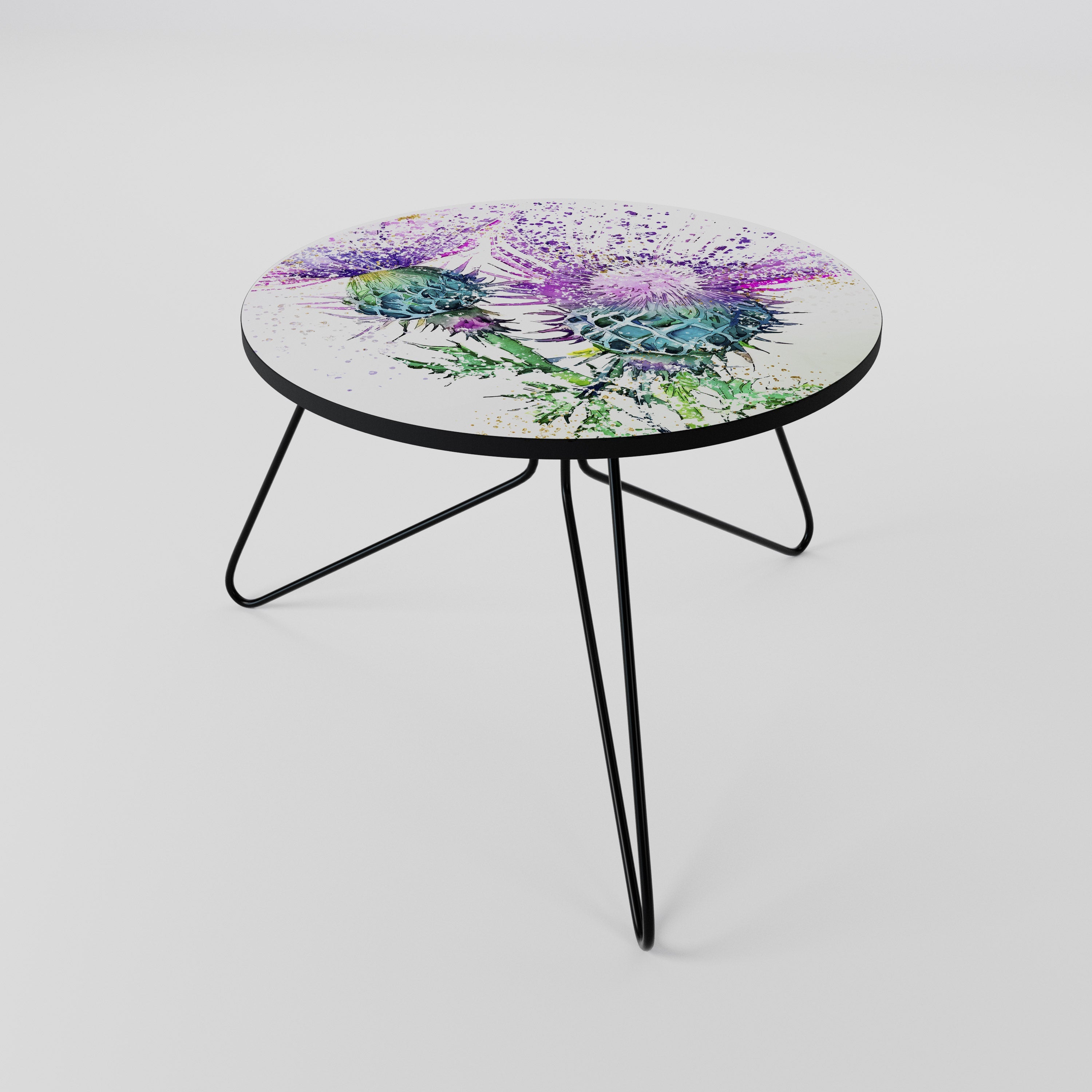 Table basse COLORFUL THISTLE DANCE 60