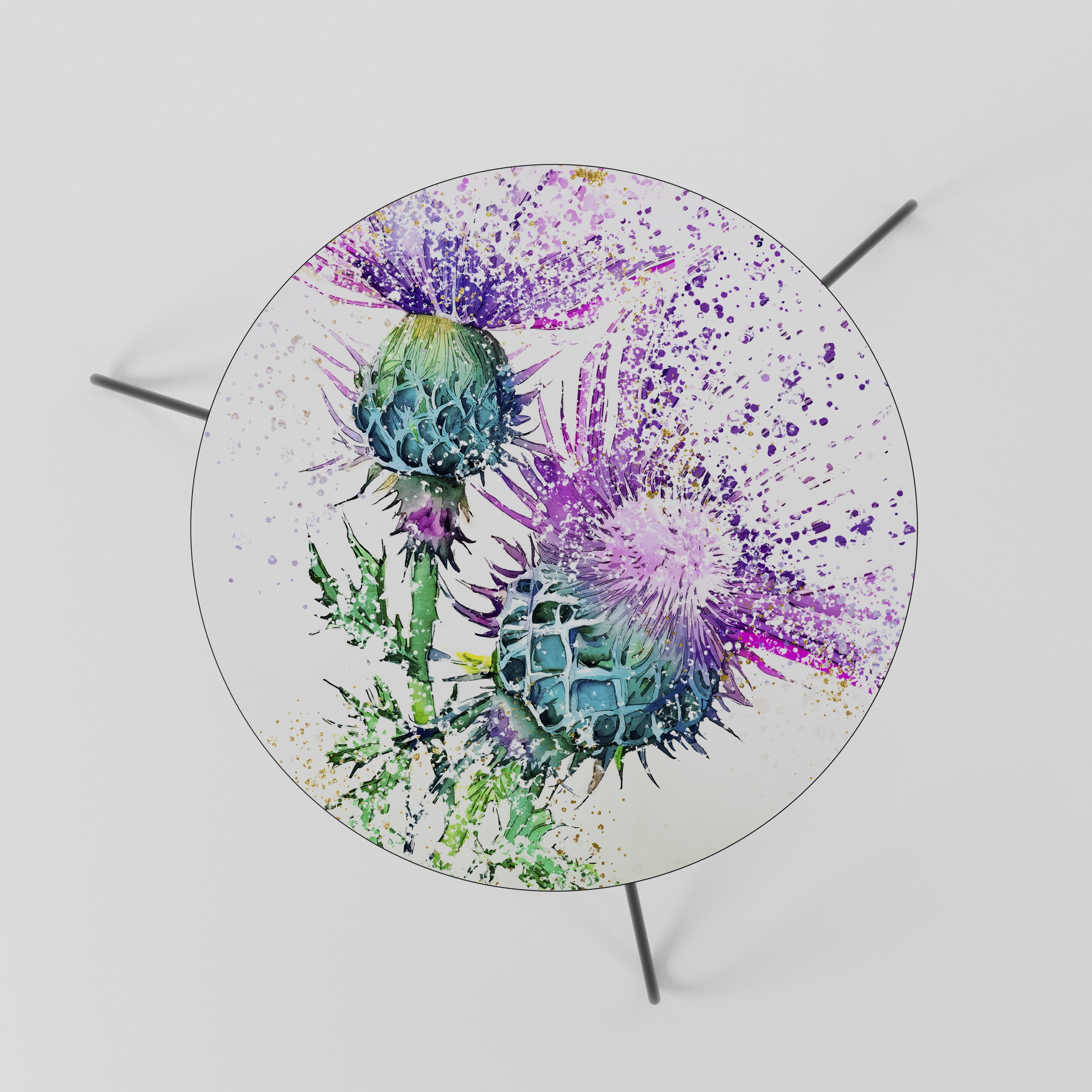 Table basse COLORFUL THISTLE DANCE 60