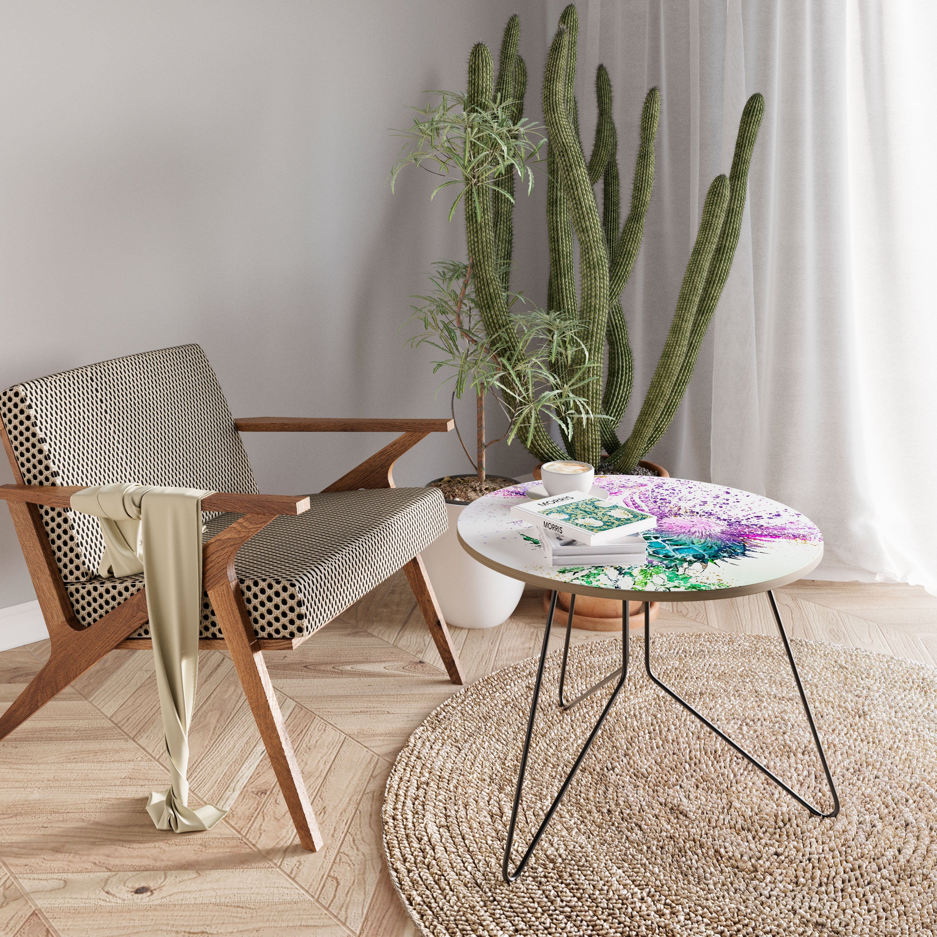 Table basse COLORFUL THISTLE DANCE 69