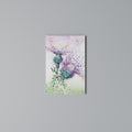 COLORFUL THISTLE DANCE Vertical Canvas Print