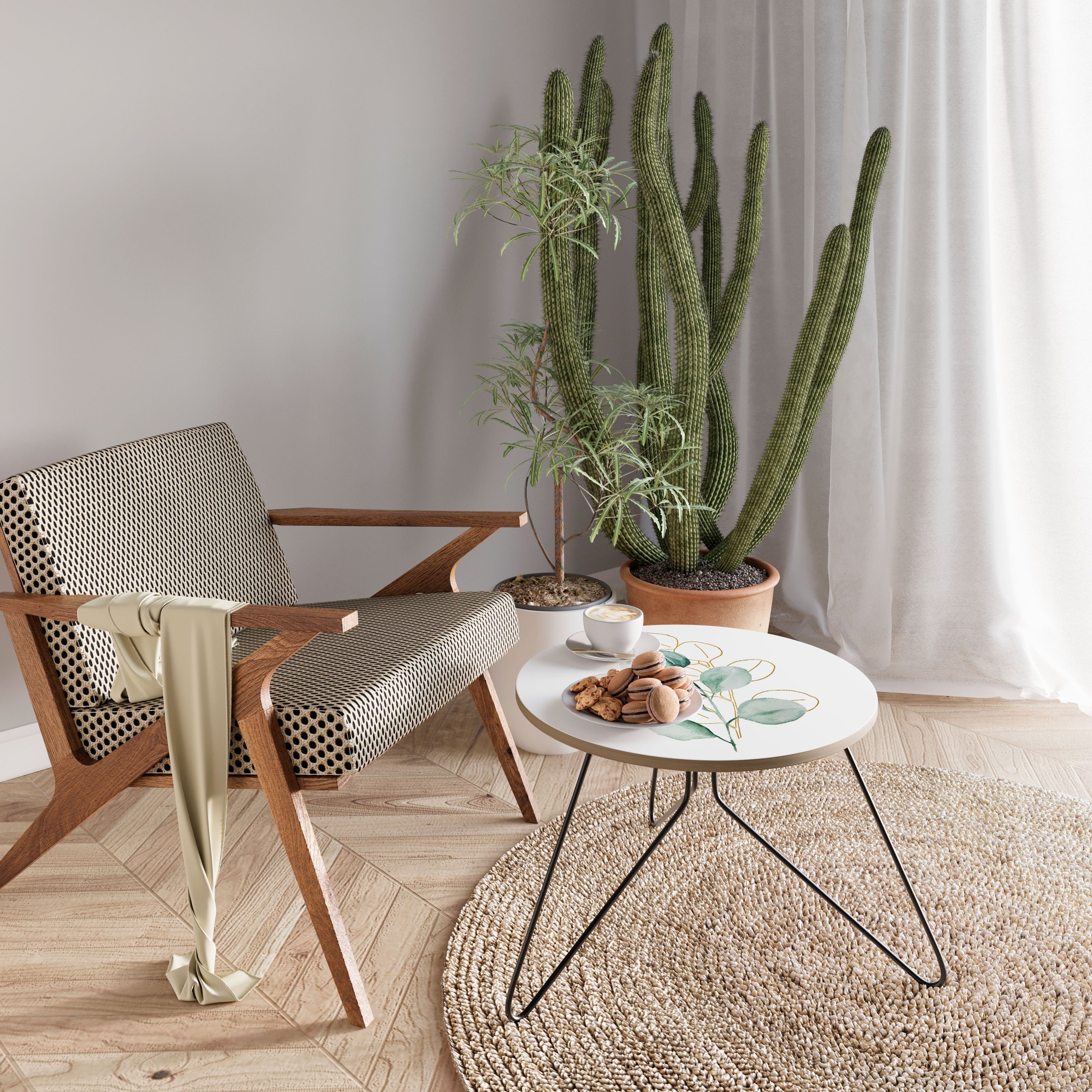 Table basse SILHOUETTES DANS LES EAUX DOUCES 60