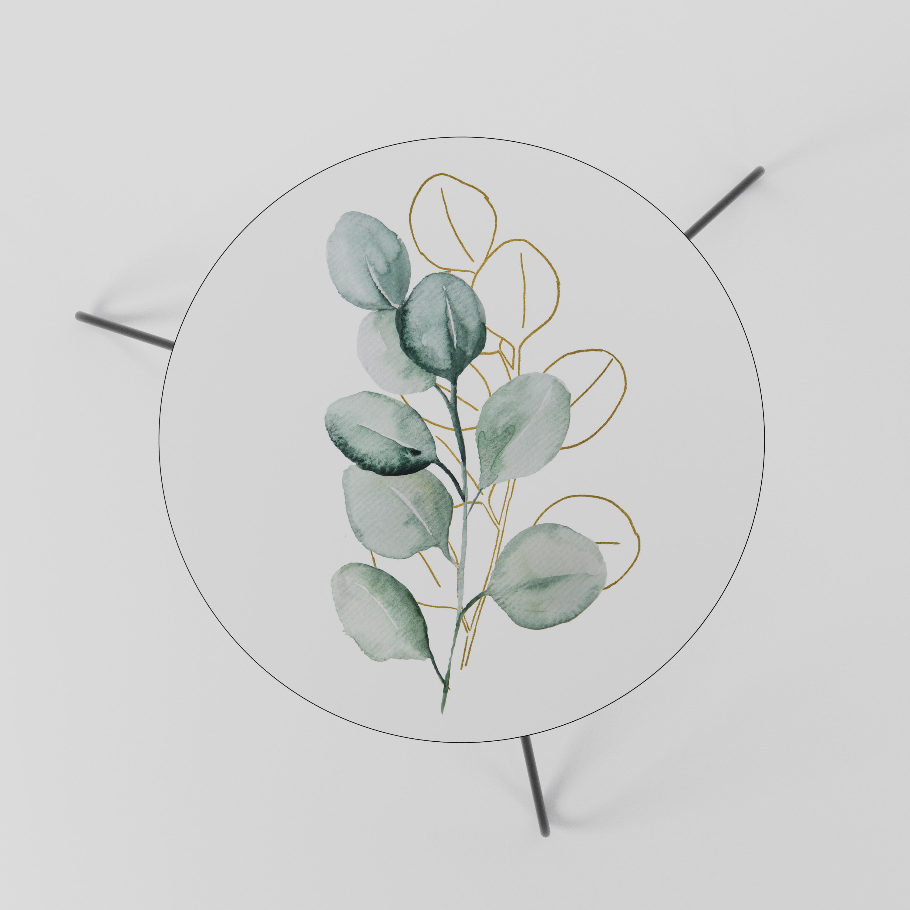 Table basse SILHOUETTES DANS LES EAUX DOUCES 60