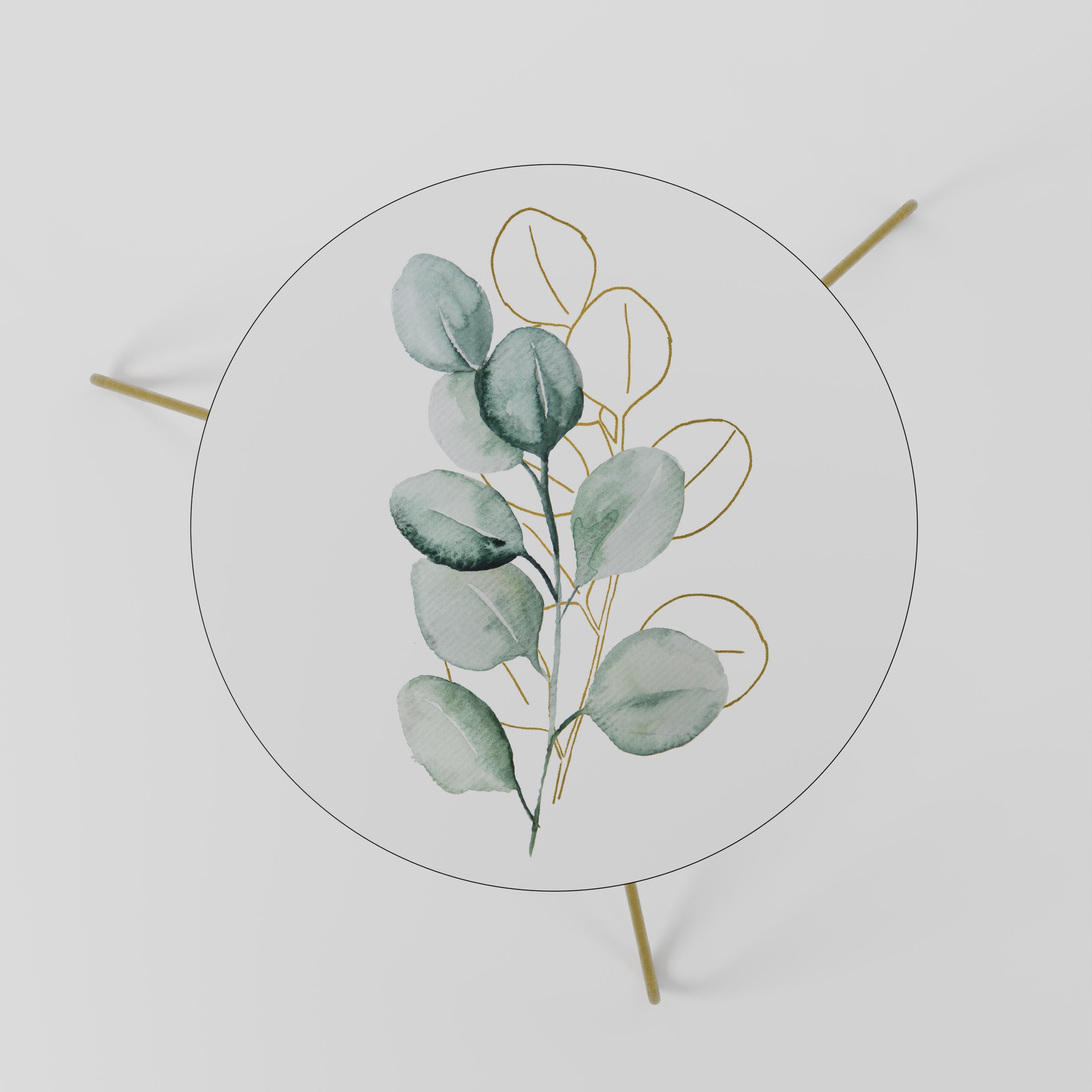 Table basse SILHOUETTES DANS LES EAUX DOUCES 60