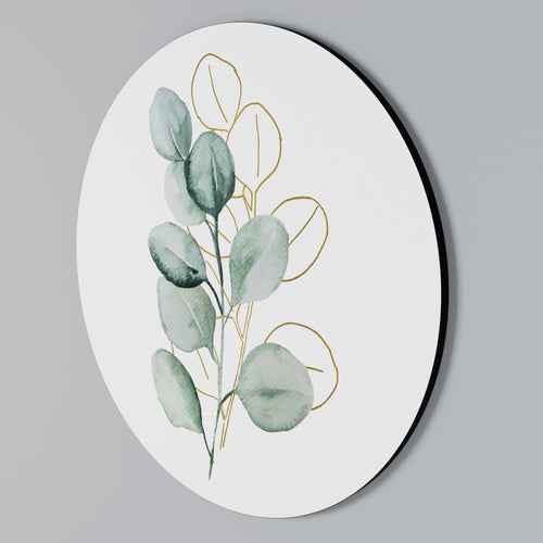 SILHOUETTES IN SOFT WATERS Round Wall Art