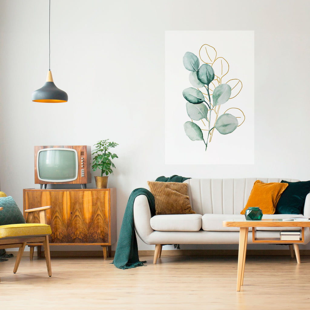 Affiche verticale autocollante « SILHOUETTES DANS LES EAUX DOUCES »