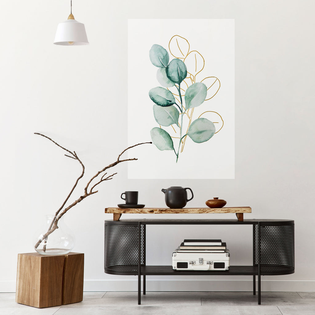 Affiche verticale autocollante « SILHOUETTES DANS LES EAUX DOUCES »