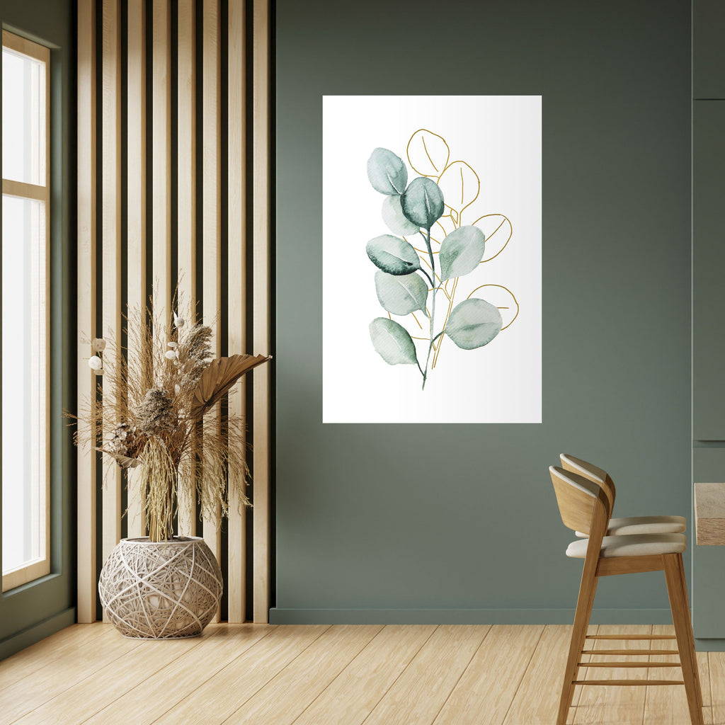 Affiche verticale autocollante « SILHOUETTES DANS LES EAUX DOUCES »