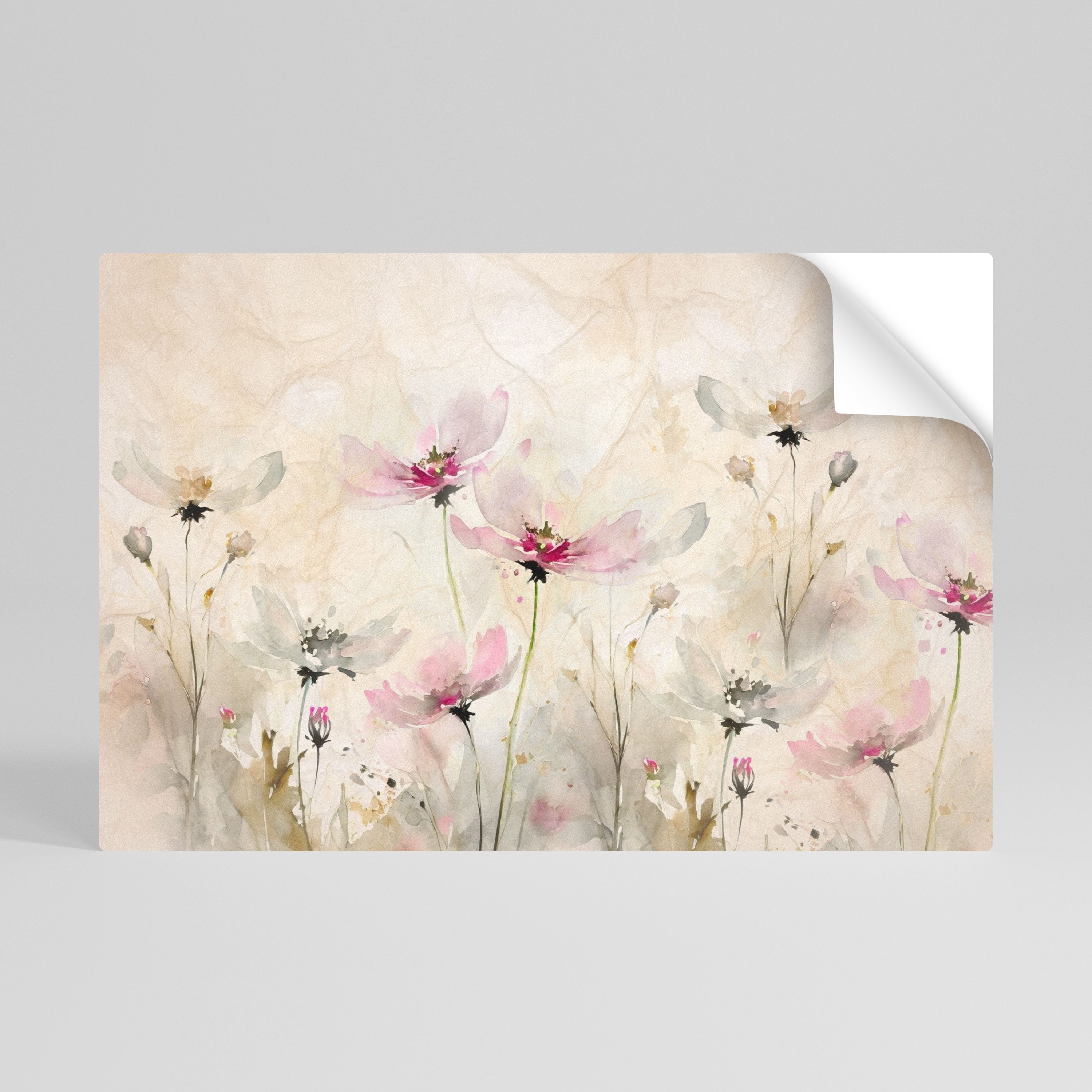 Affiche horizontale autocollante PAINTED LIGHTNESS