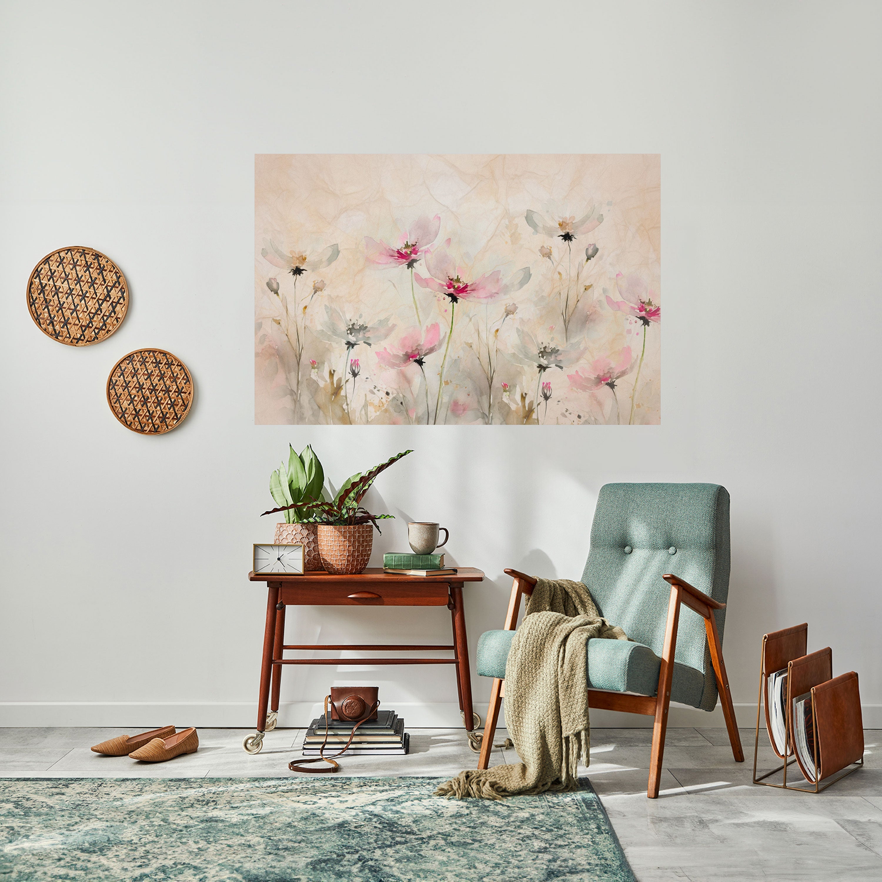 Affiche horizontale autocollante PAINTED LIGHTNESS