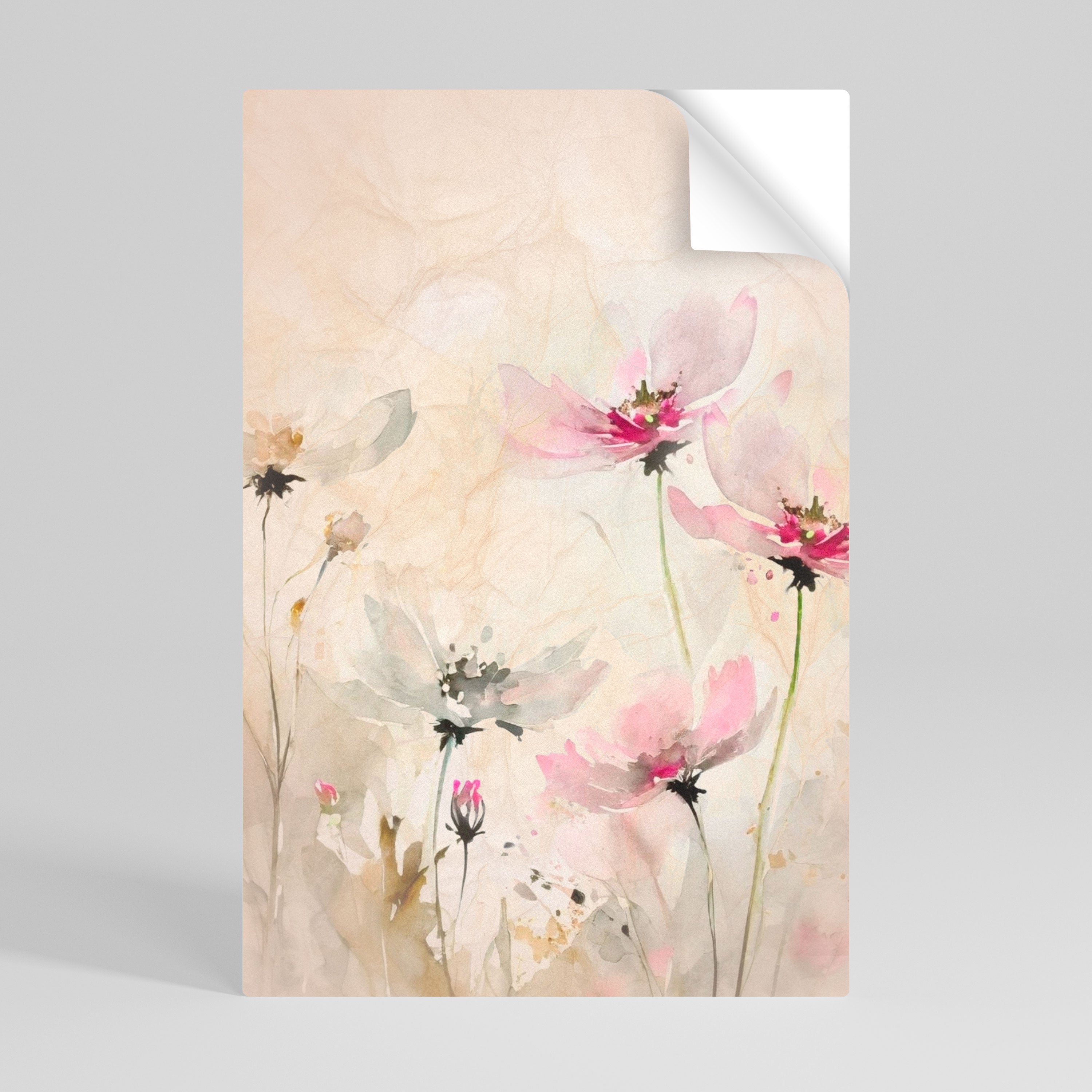 Affiche verticale autocollante PAINTED LIGHTNESS