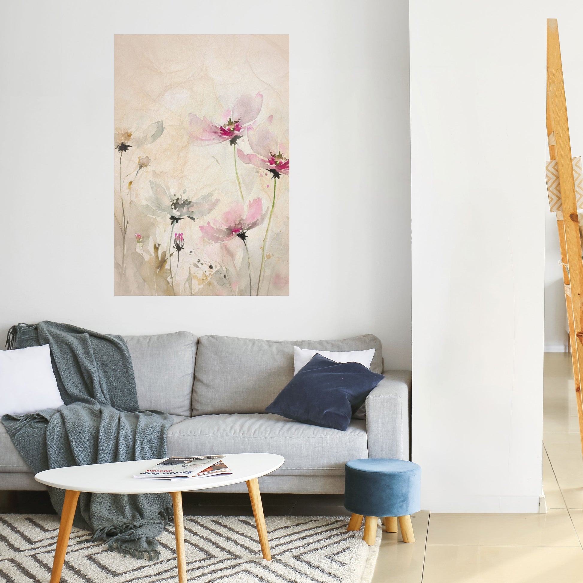 Affiche verticale autocollante PAINTED LIGHTNESS