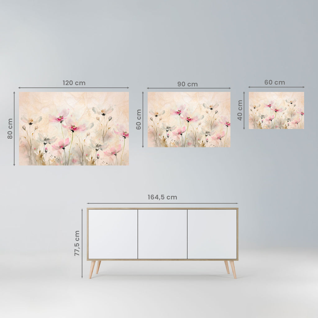 Affiche horizontale autocollante PAINTED LIGHTNESS