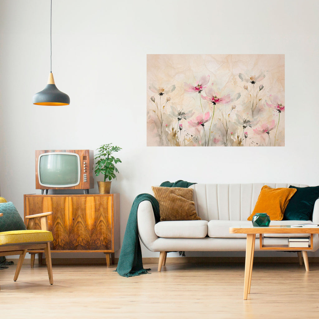 Affiche horizontale autocollante PAINTED LIGHTNESS