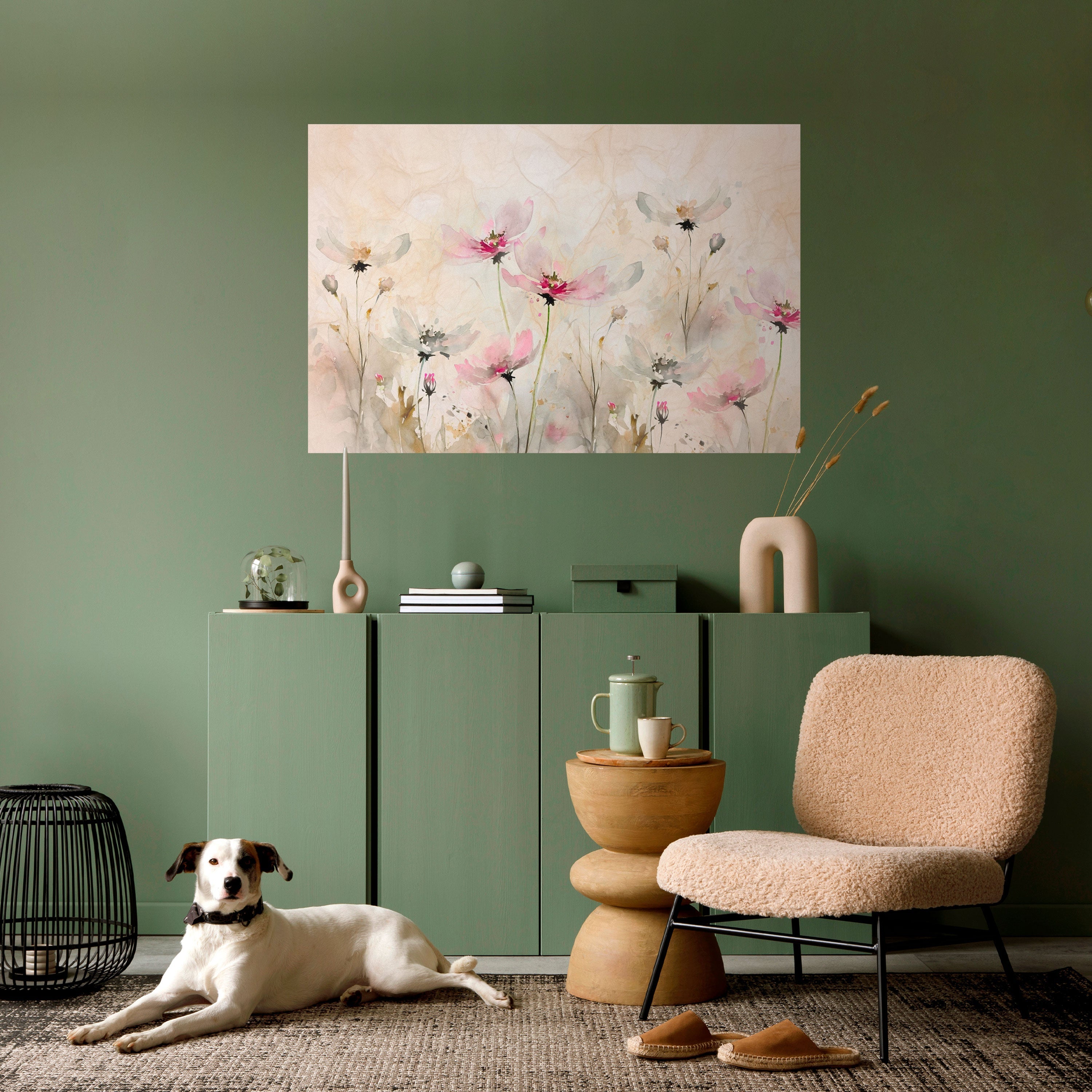 Affiche horizontale autocollante PAINTED LIGHTNESS